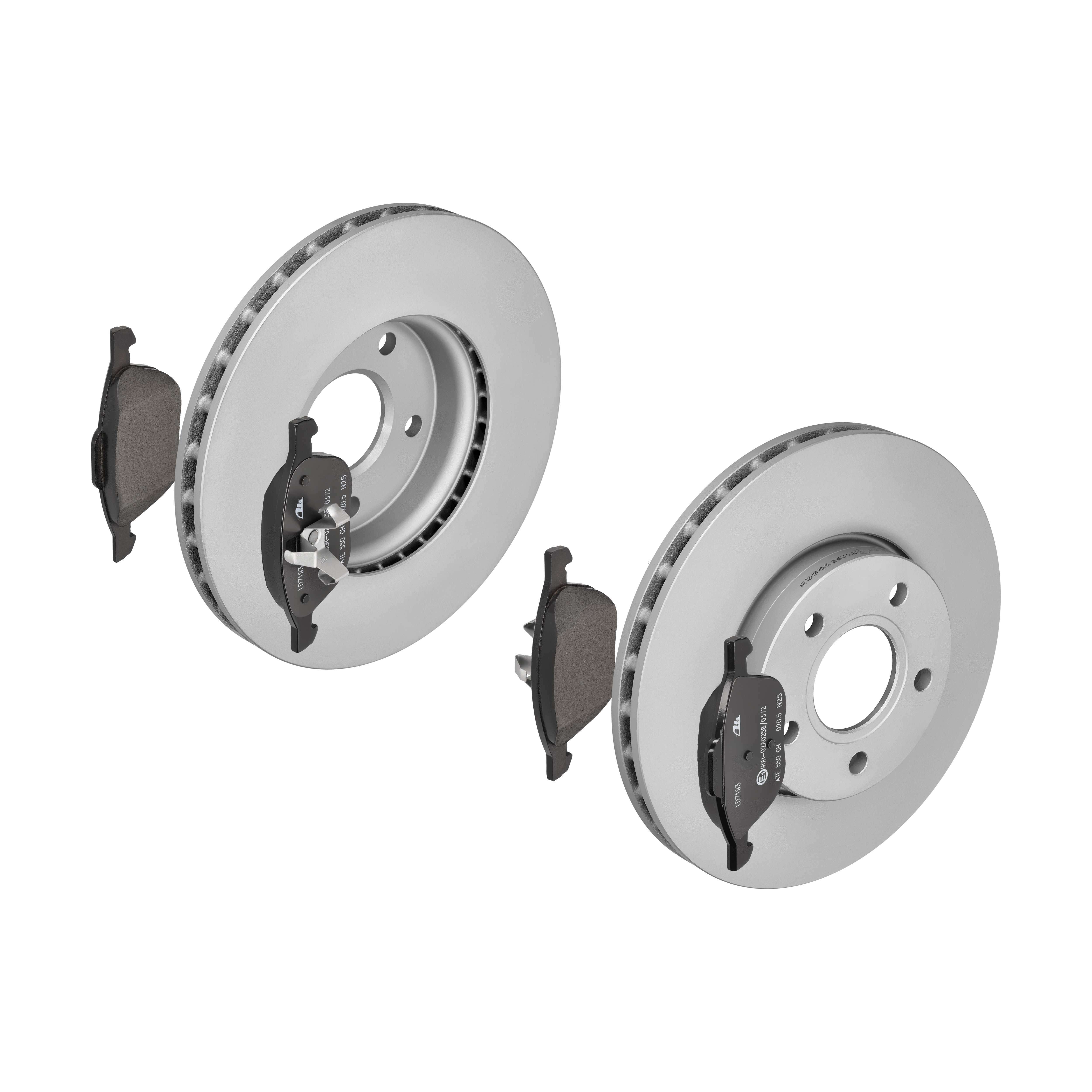ATE Bremsesæt, skivebremser 142042419 foraksel ventileret 278mm 25mm for FORD VOLVO MAZDA