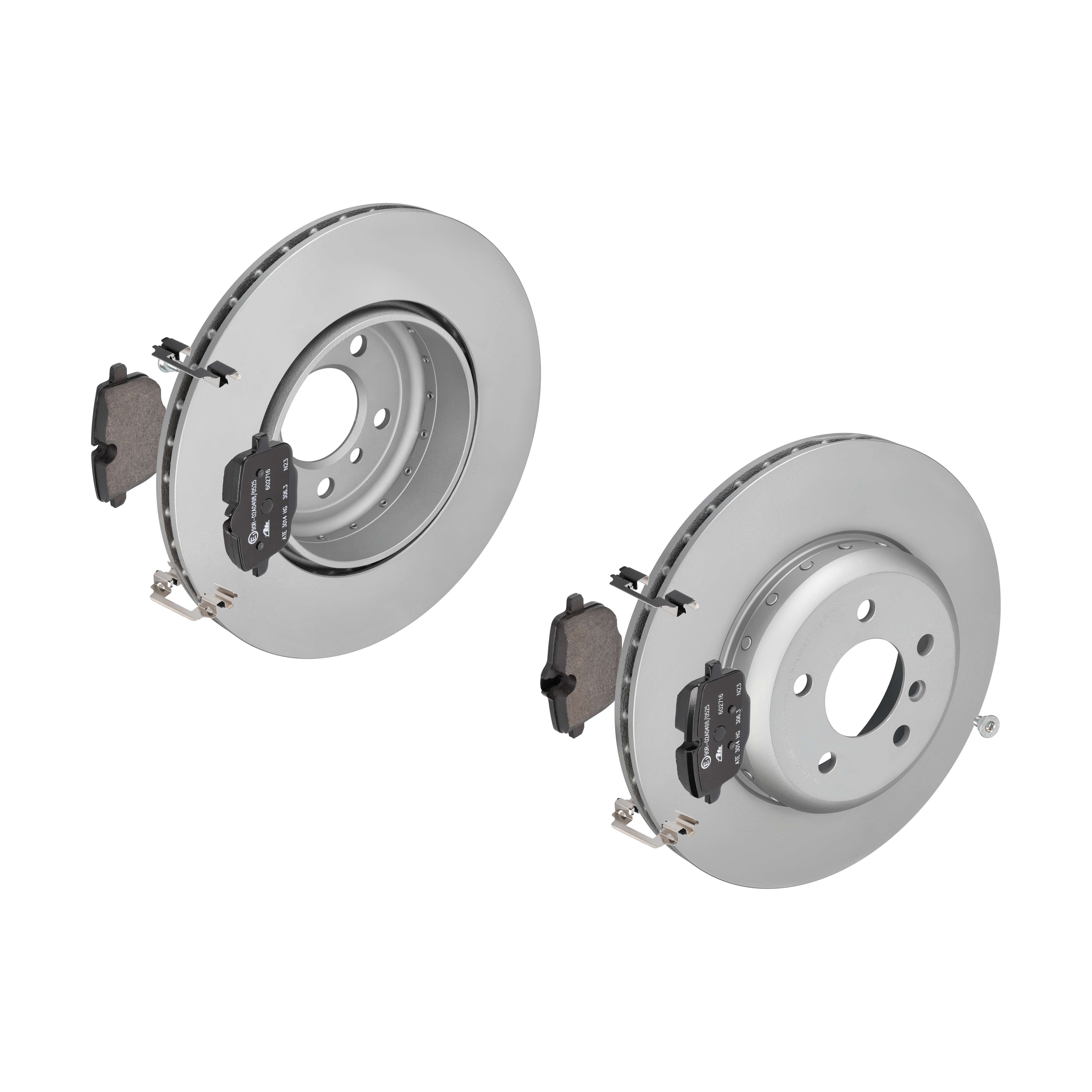 ATE Bremsesæt, skivebremser 142023225 bagaksel ventileret 345mm 24mm for BMW