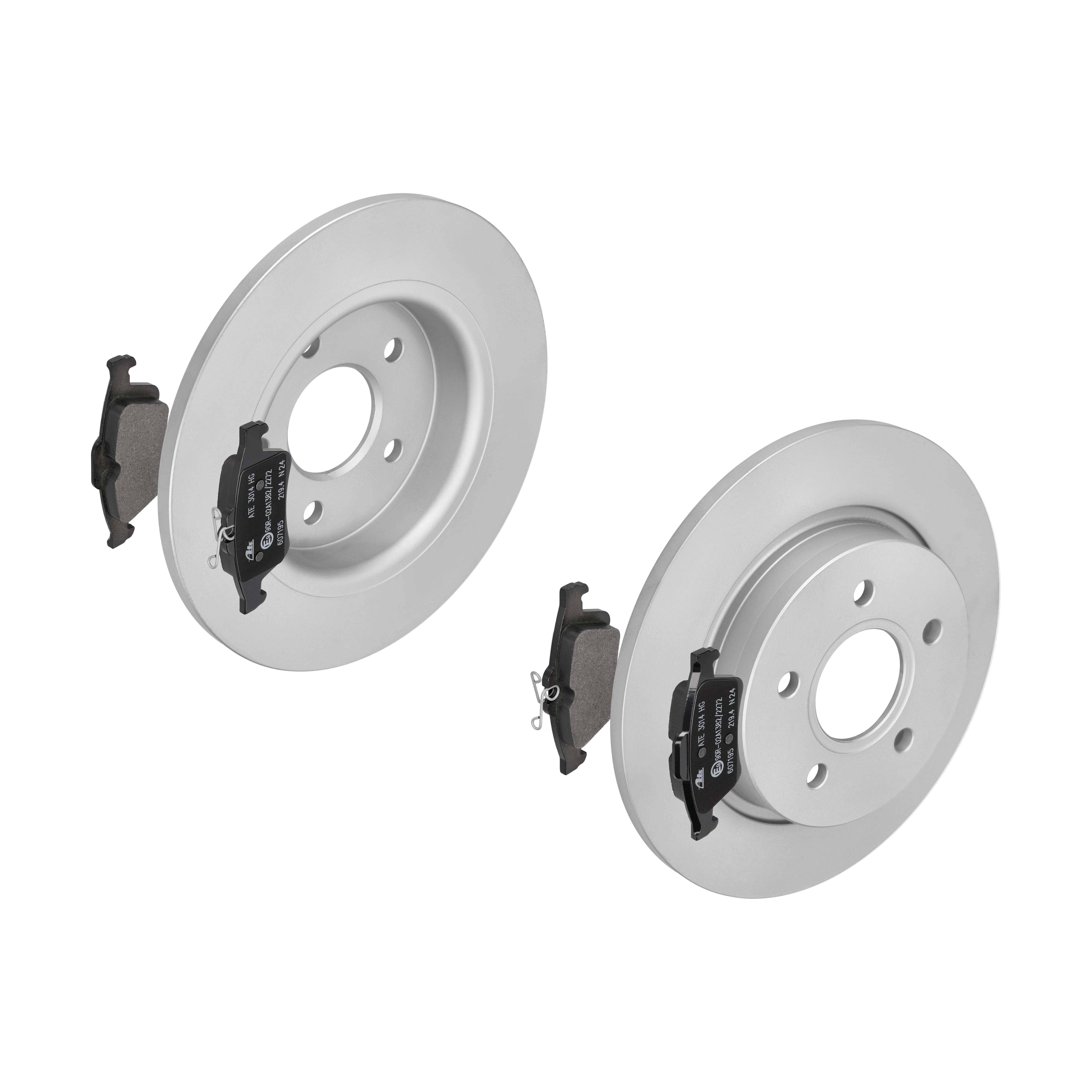 ATE Bremsesæt, skivebremser 142023083 bagaksel fuld 271mm 11mm for FORD VAUXHALL OPEL VOLVO GENERAL MOTORS SAAB MAZDA
