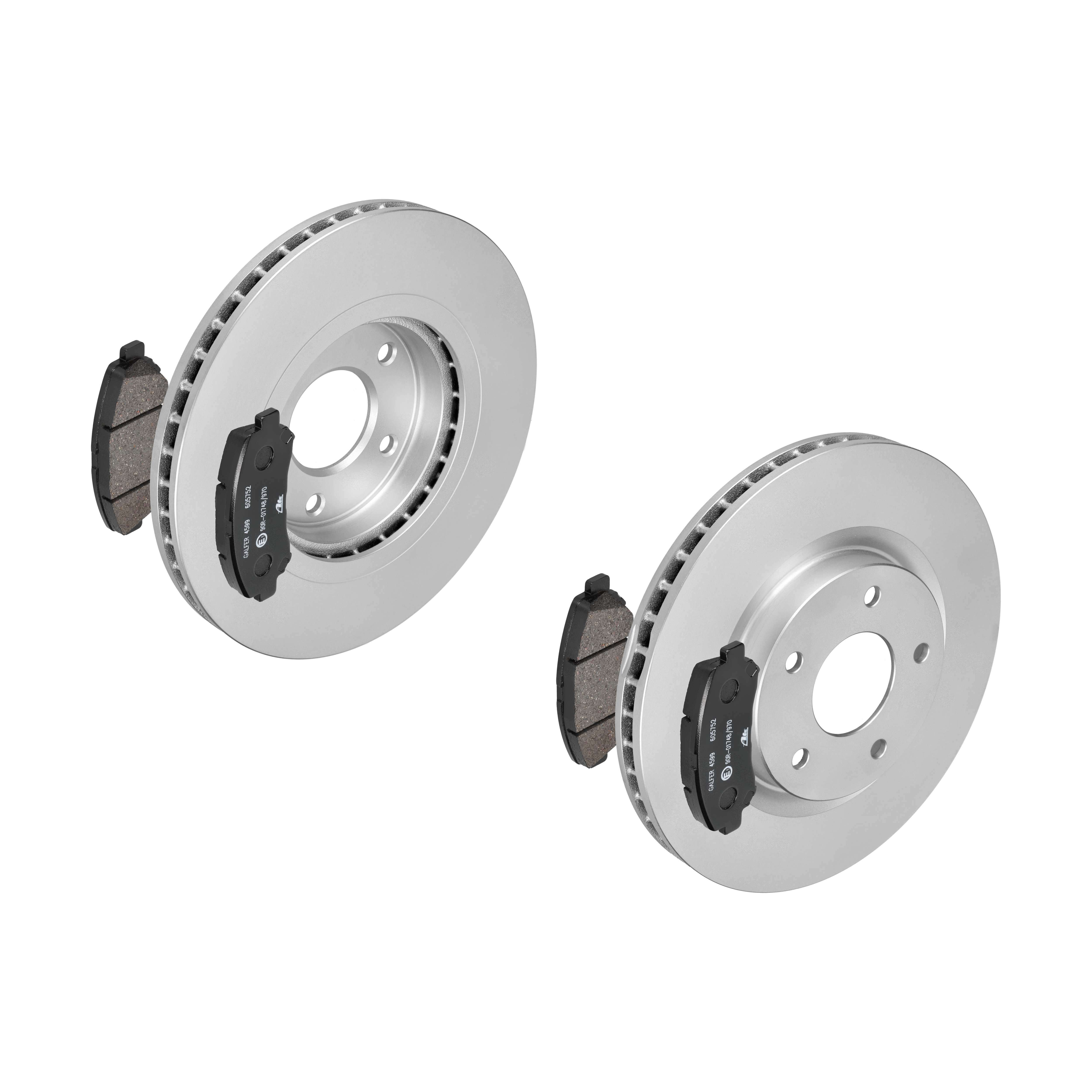 ATE Bremsesæt, skivebremser 142022354 foraksel ventileret 295mm 26mm for NISSAN SUZUKI