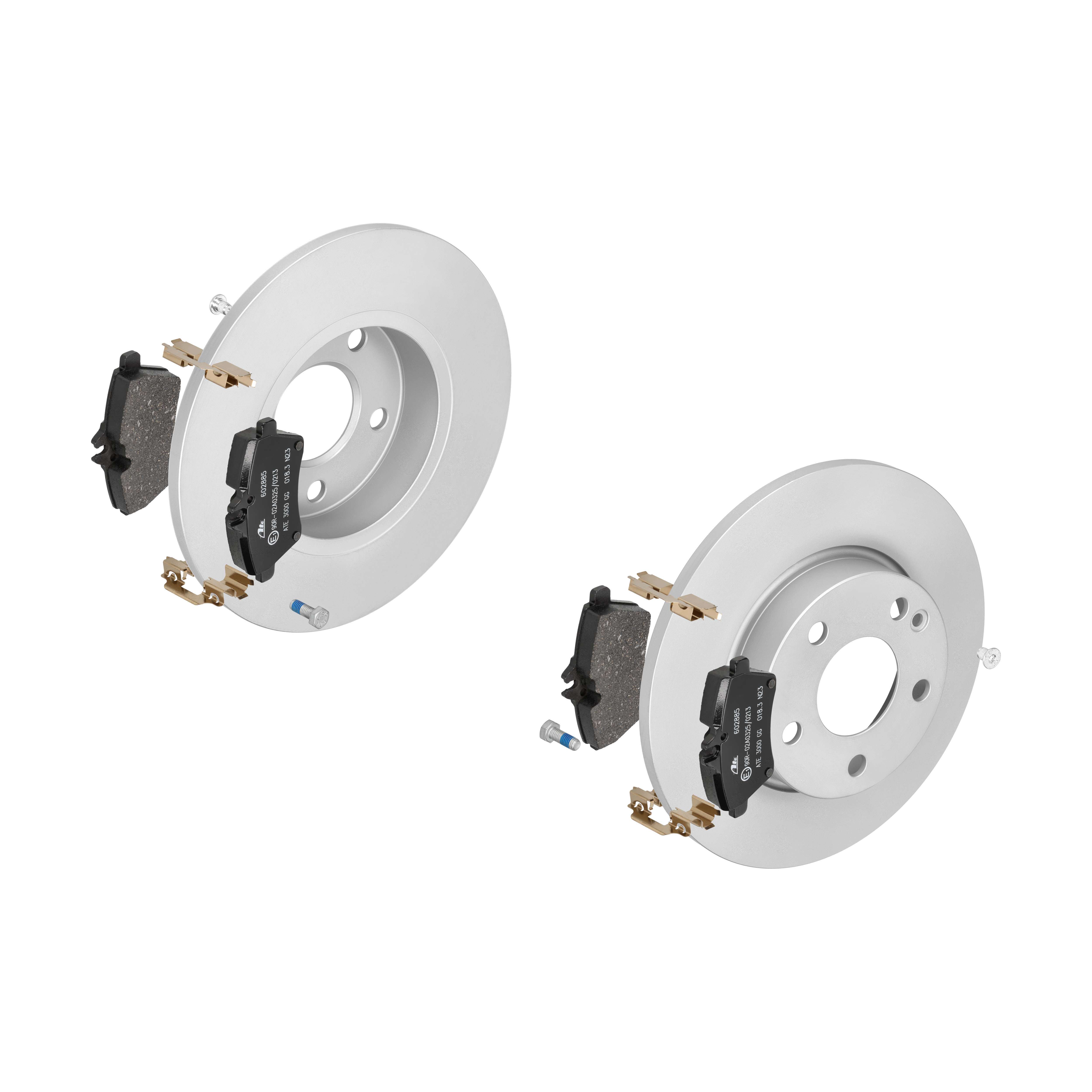 ATE Bremsesæt, skivebremser 142022405 foraksel fuld 276mm 12mm for MERCEDES-BENZ