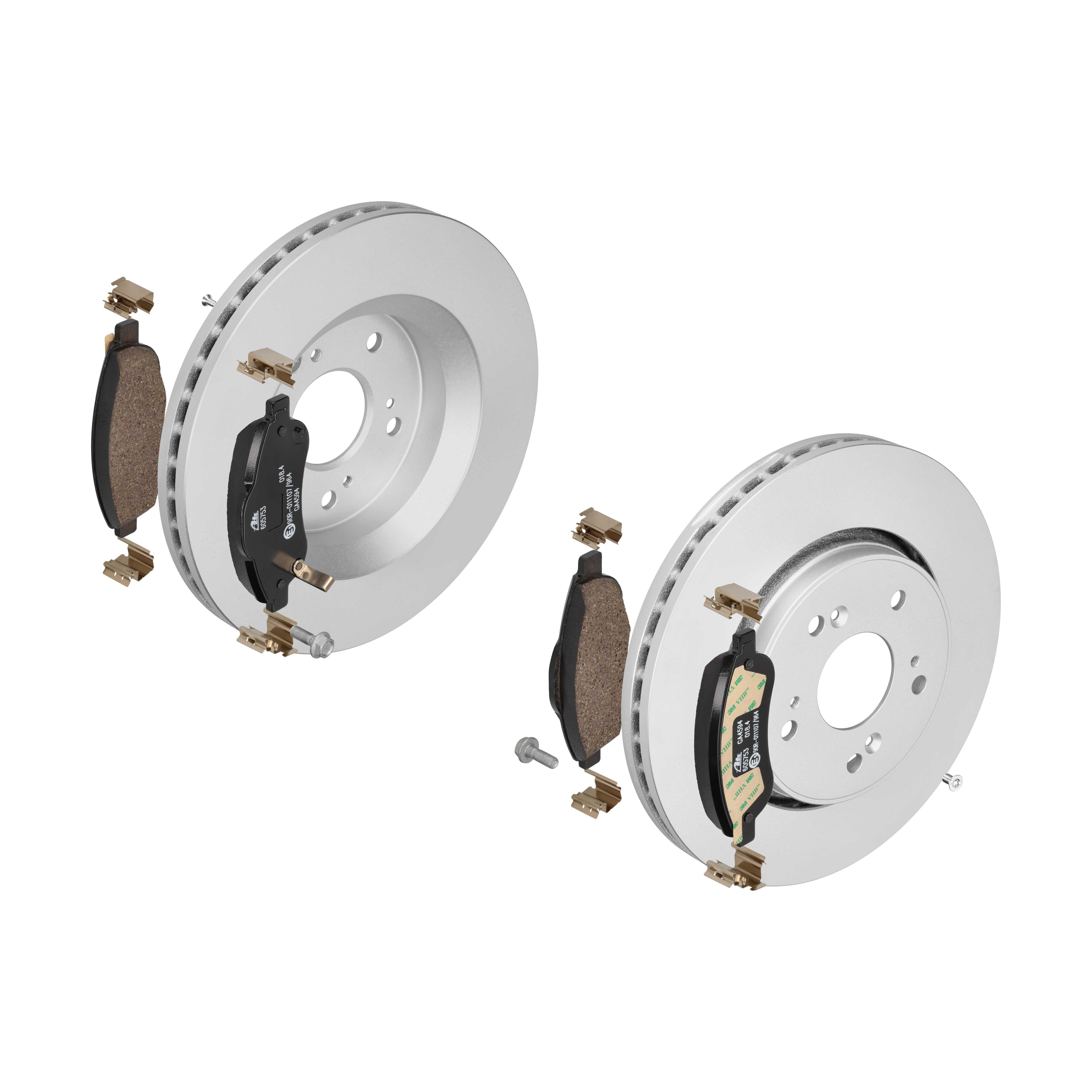 ATE Bremsesæt, skivebremser ijf1419s43 foraksel ventileret 293mm 28mm for HONDA