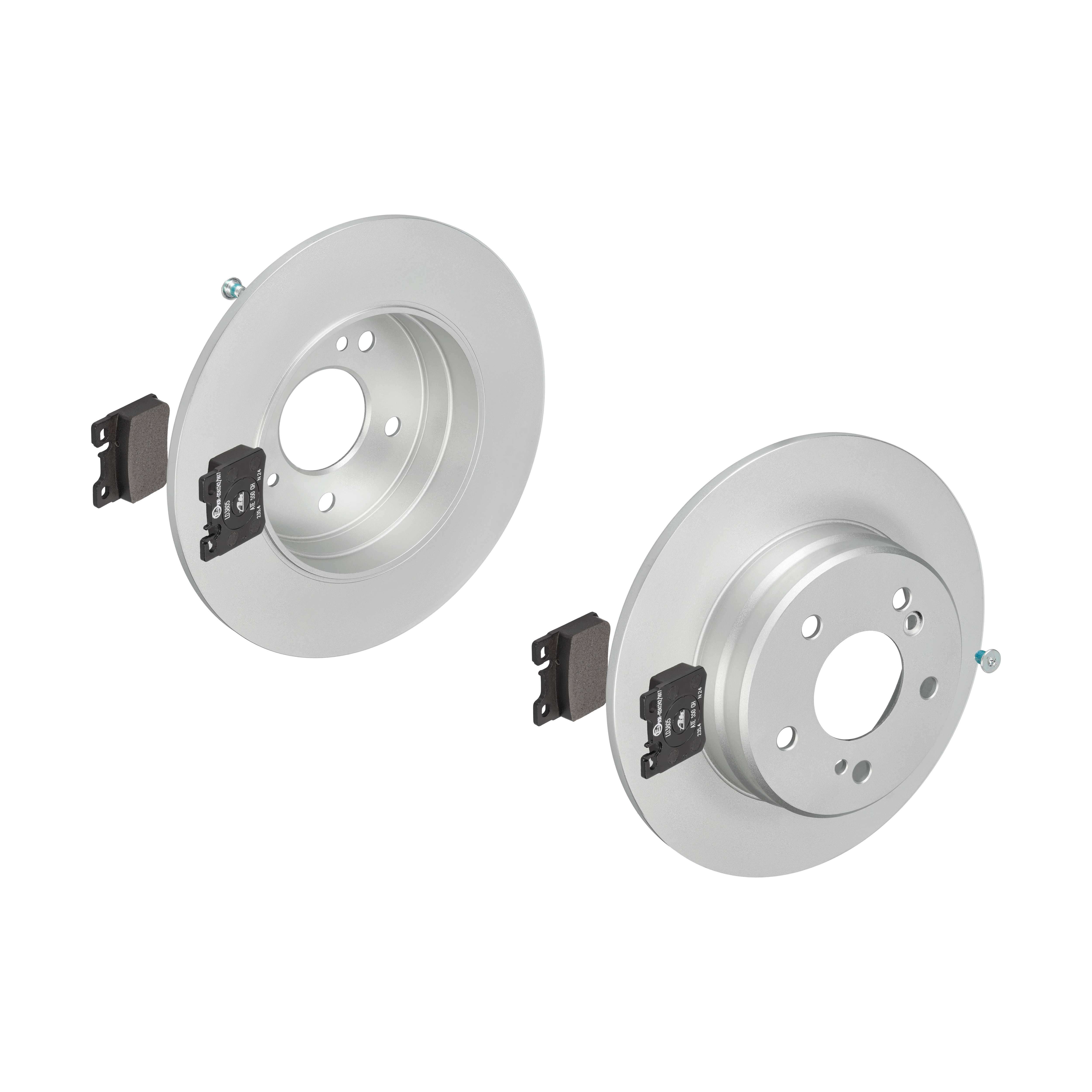 ATE Bremsesæt, skivebremser 142021785 bagaksel fuld 278mm 9mm for MERCEDES-BENZ CHRYSLER