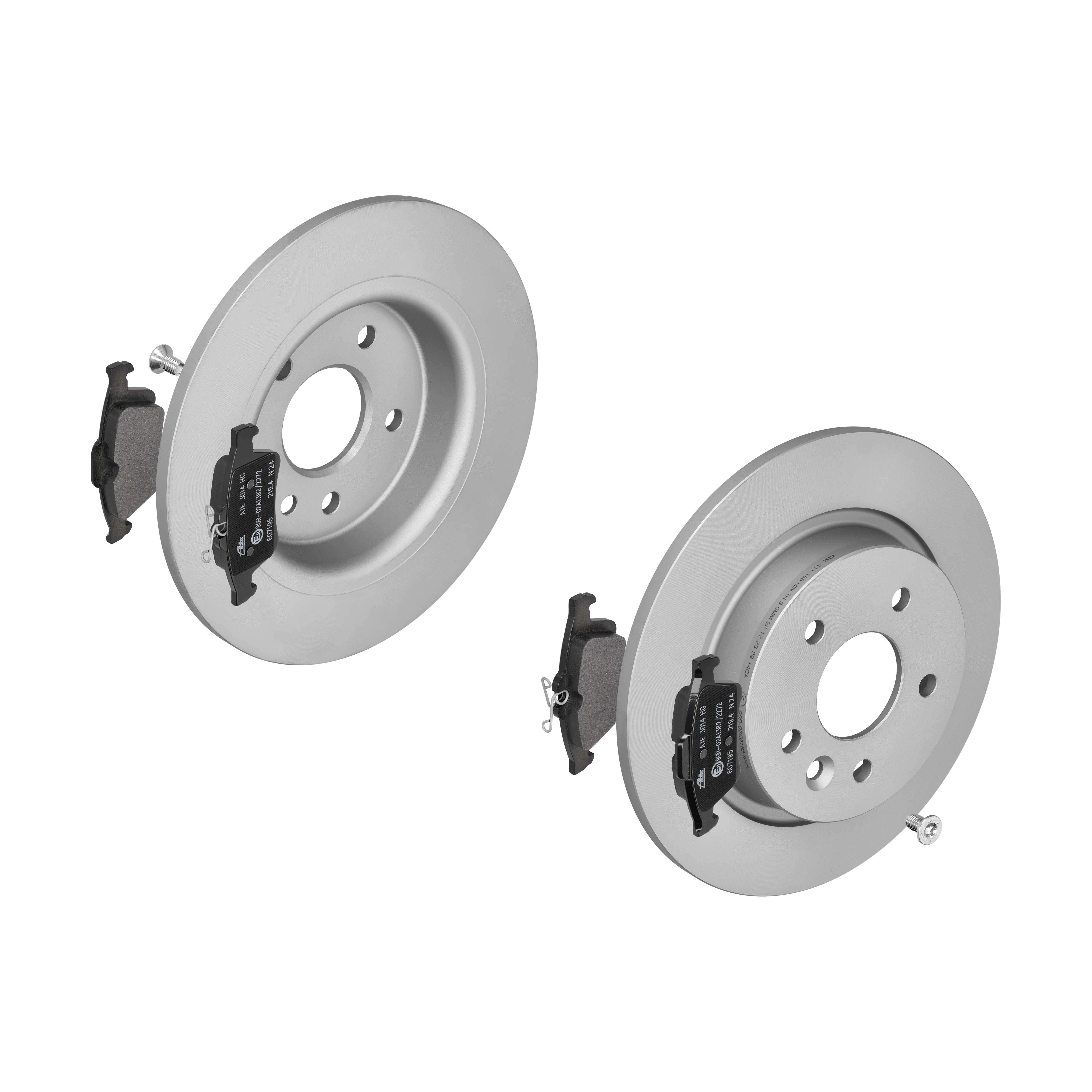 ATE Bremsesæt, skivebremser ijf141h5c4 bagaksel fuld 280mm 11mm for FORD OPEL VAUXHALL VOLVO GENERAL MOTORS MAZDA