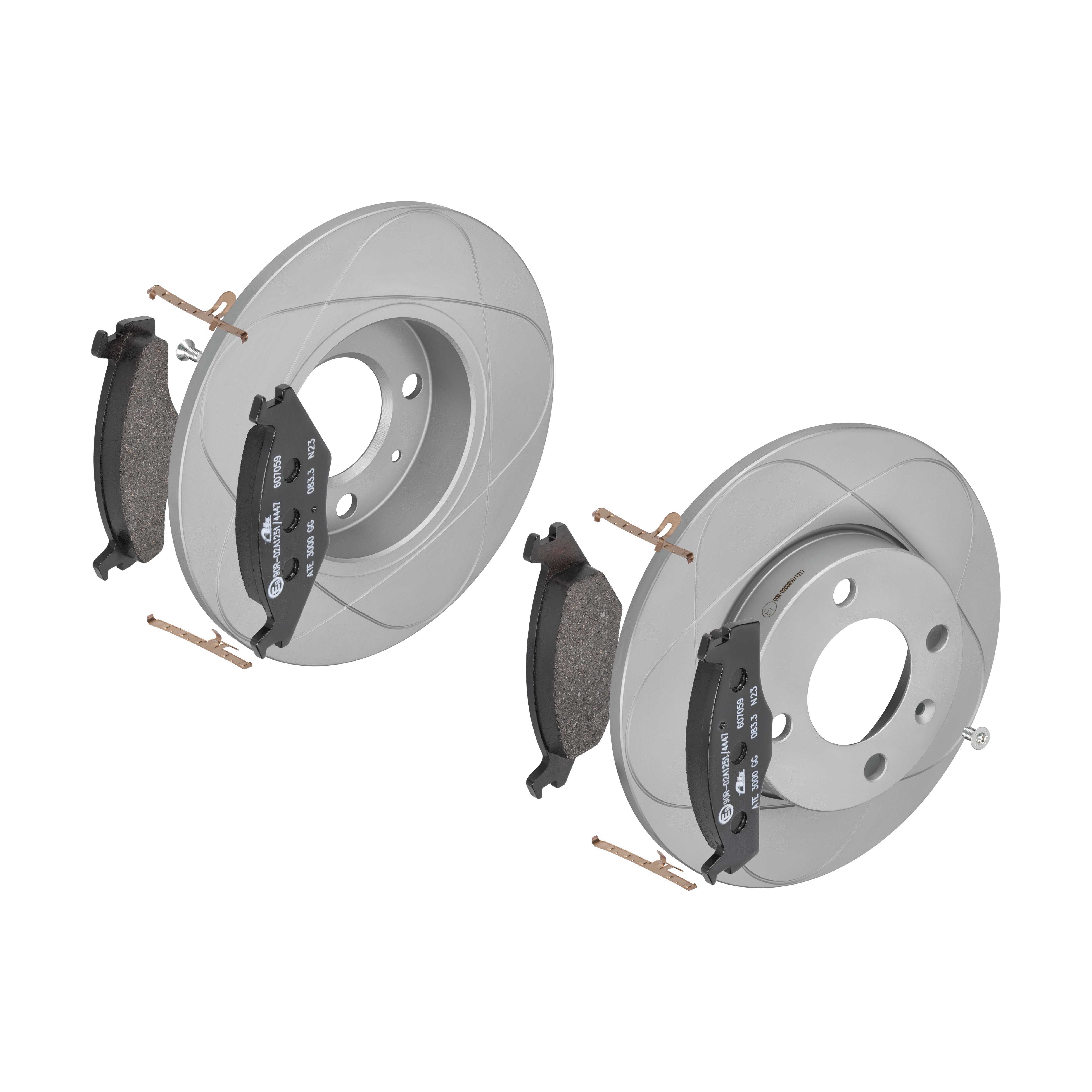 ATE Bremsesæt, skivebremser 142042652 foraksel fuld 239mm 10mm for SEAT VAG