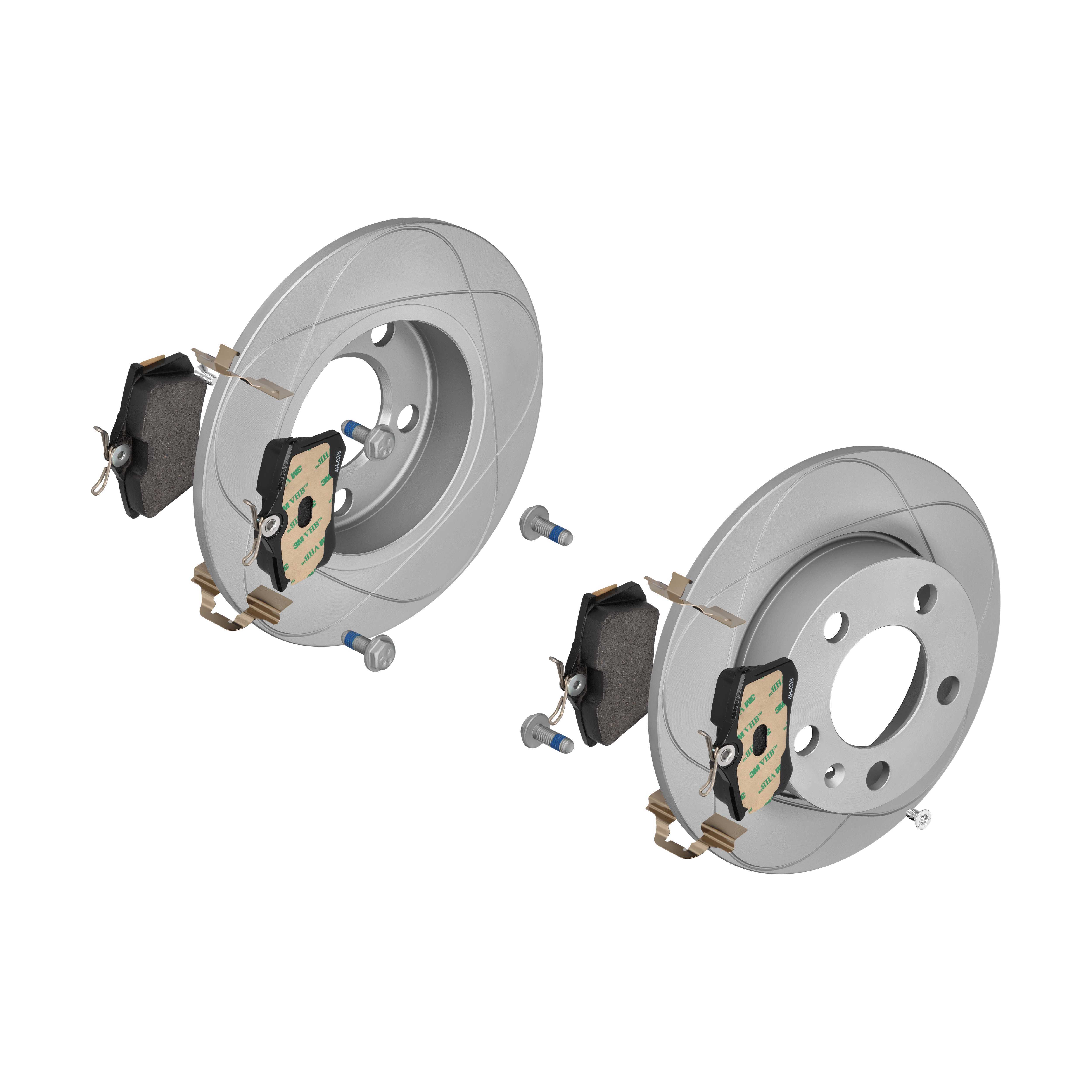 ATE Bremsesæt, skivebremser 142042632 bagaksel fuld 230mm 9mm for SKODA VAG SEAT