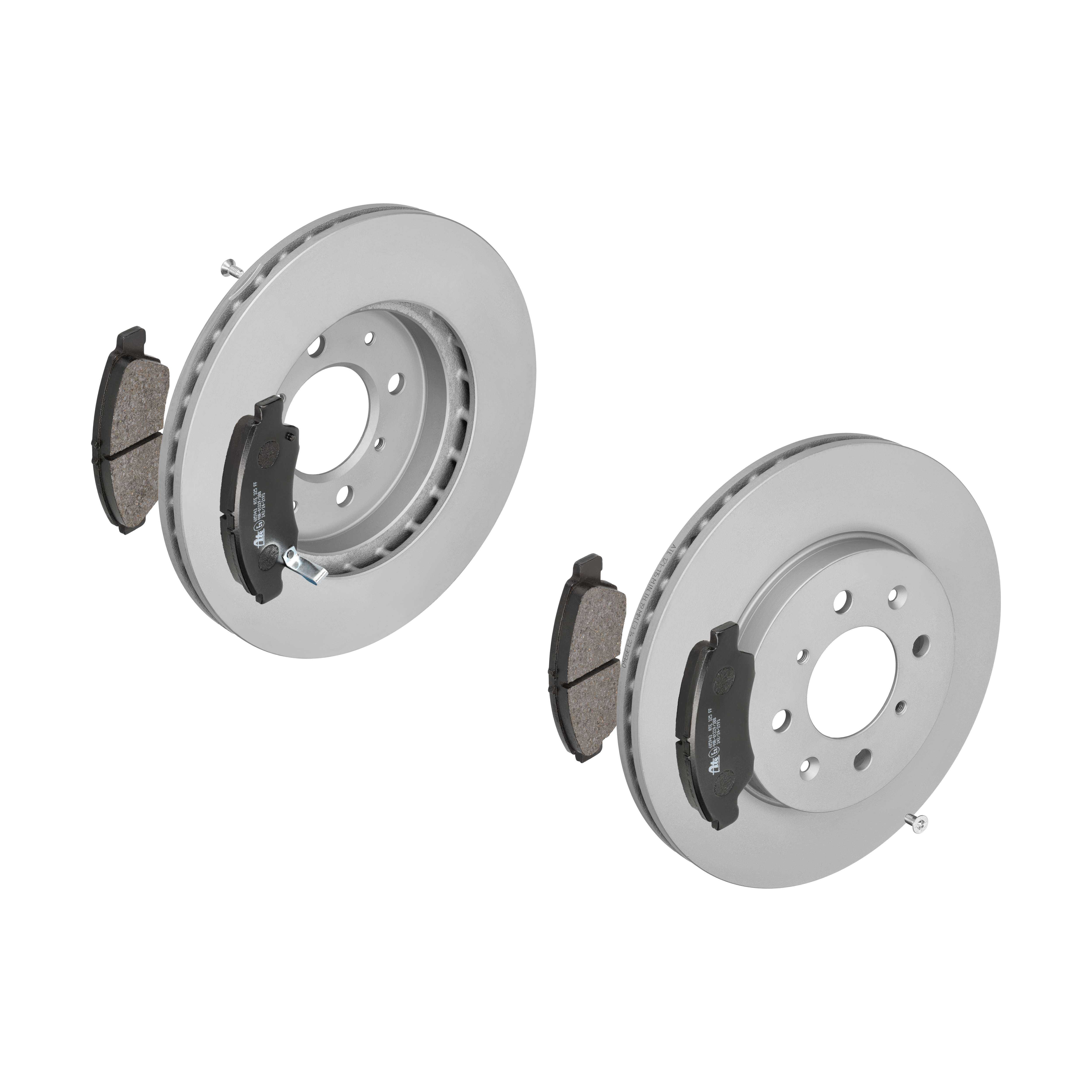 ATE Bremsesæt, skivebremser ijf14167t6 foraksel ventileret 258mm 21mm for HONDA