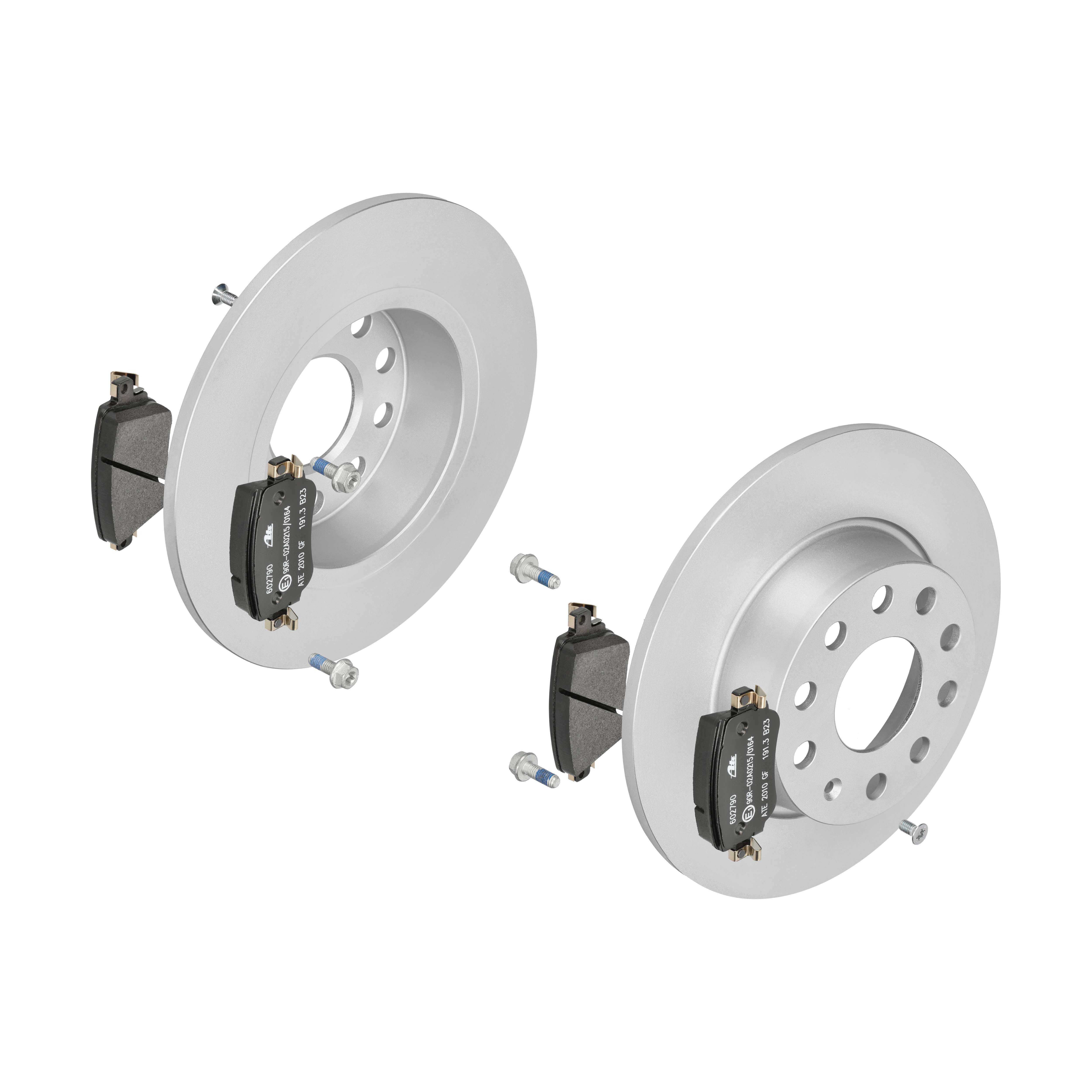 ATE Bremsesæt, skivebremser ijf141g8w0 bagaksel fuld 272mm 9mm for VAG SEAT SKODA