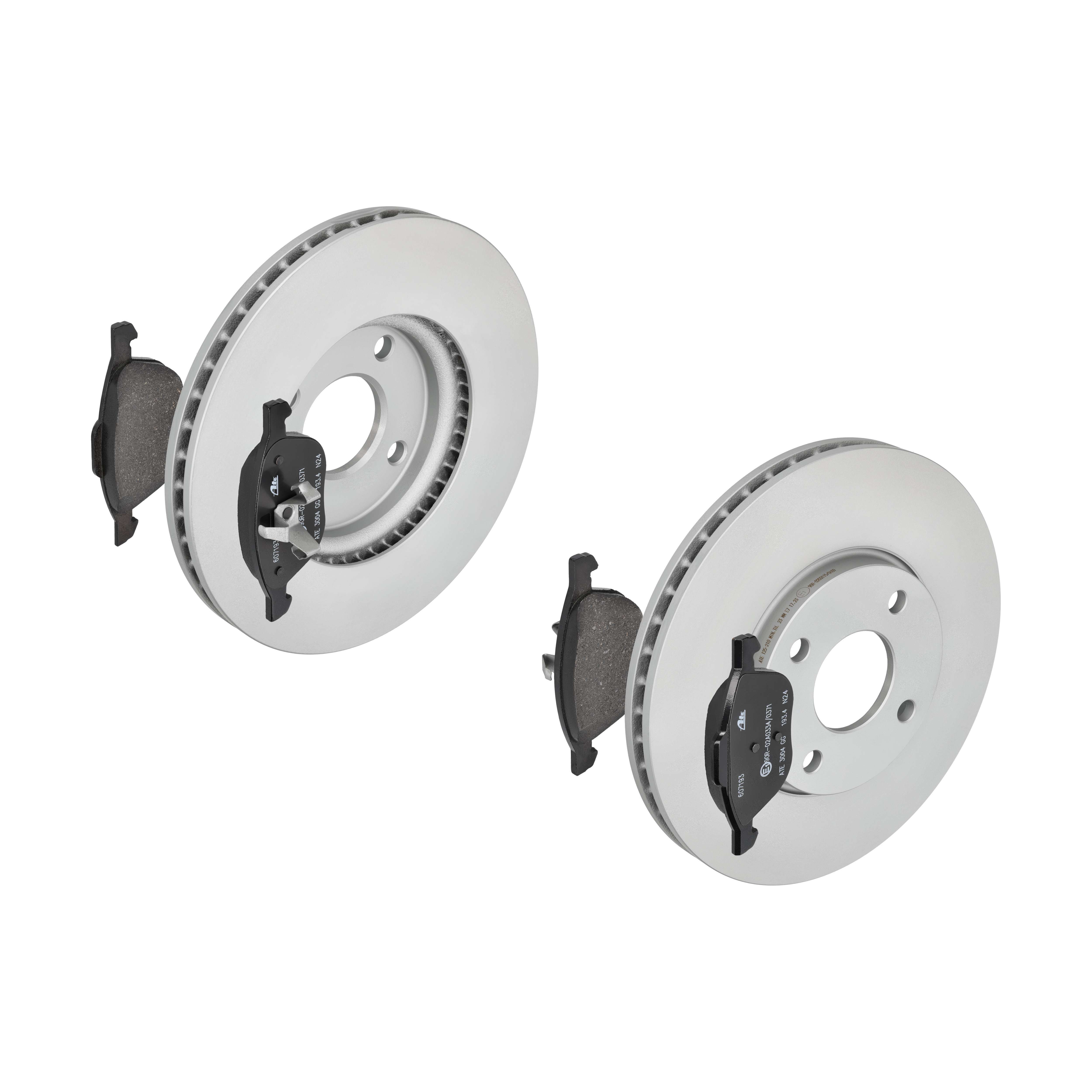ATE Bremsesæt, skivebremser ijf1415wg8 foraksel ventileret 278mm 25mm for FORD VOLVO MAZDA