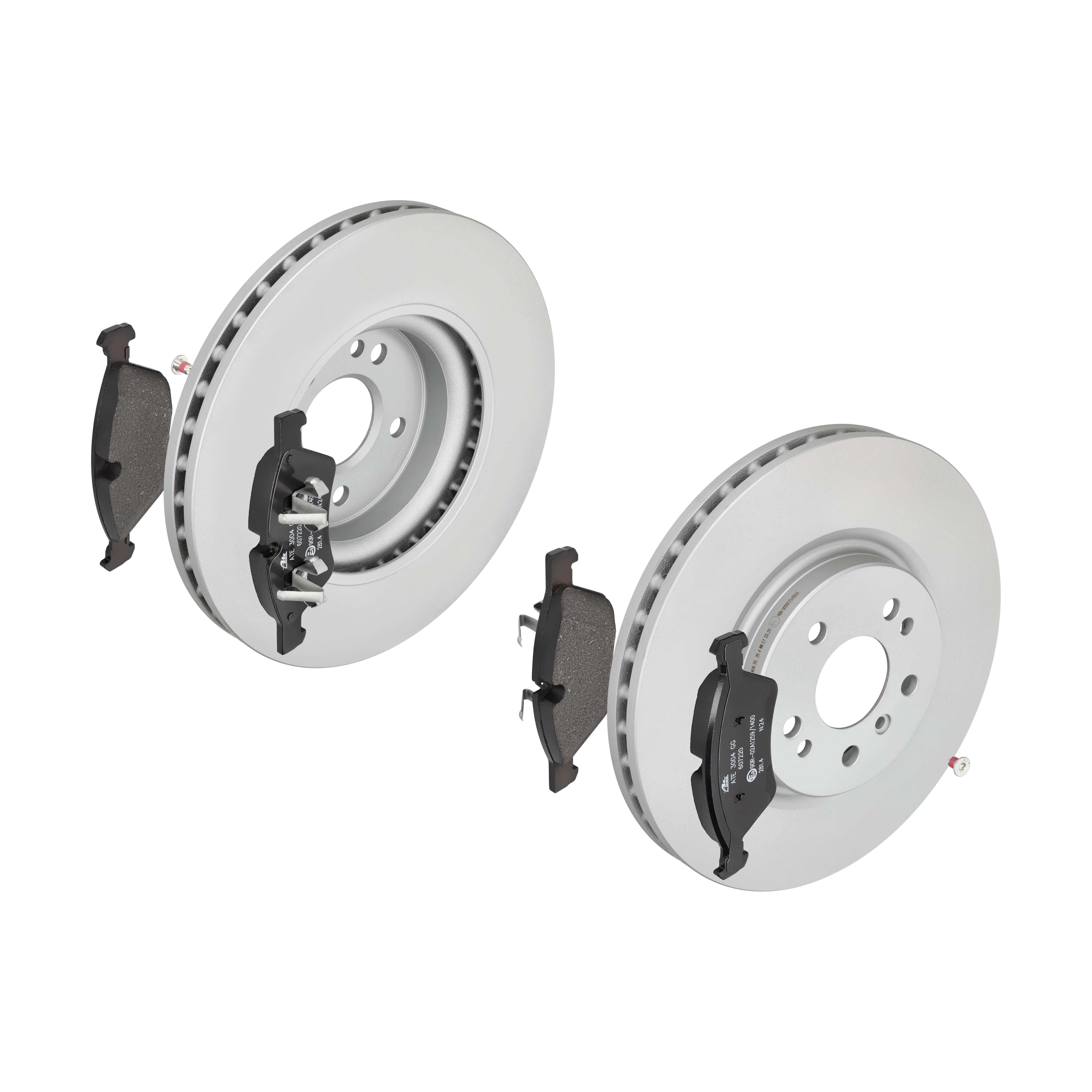 ATE Bremsesæt, skivebremser 142022796 foraksel ventileret 330mm 32mm for MERCEDES-BENZ