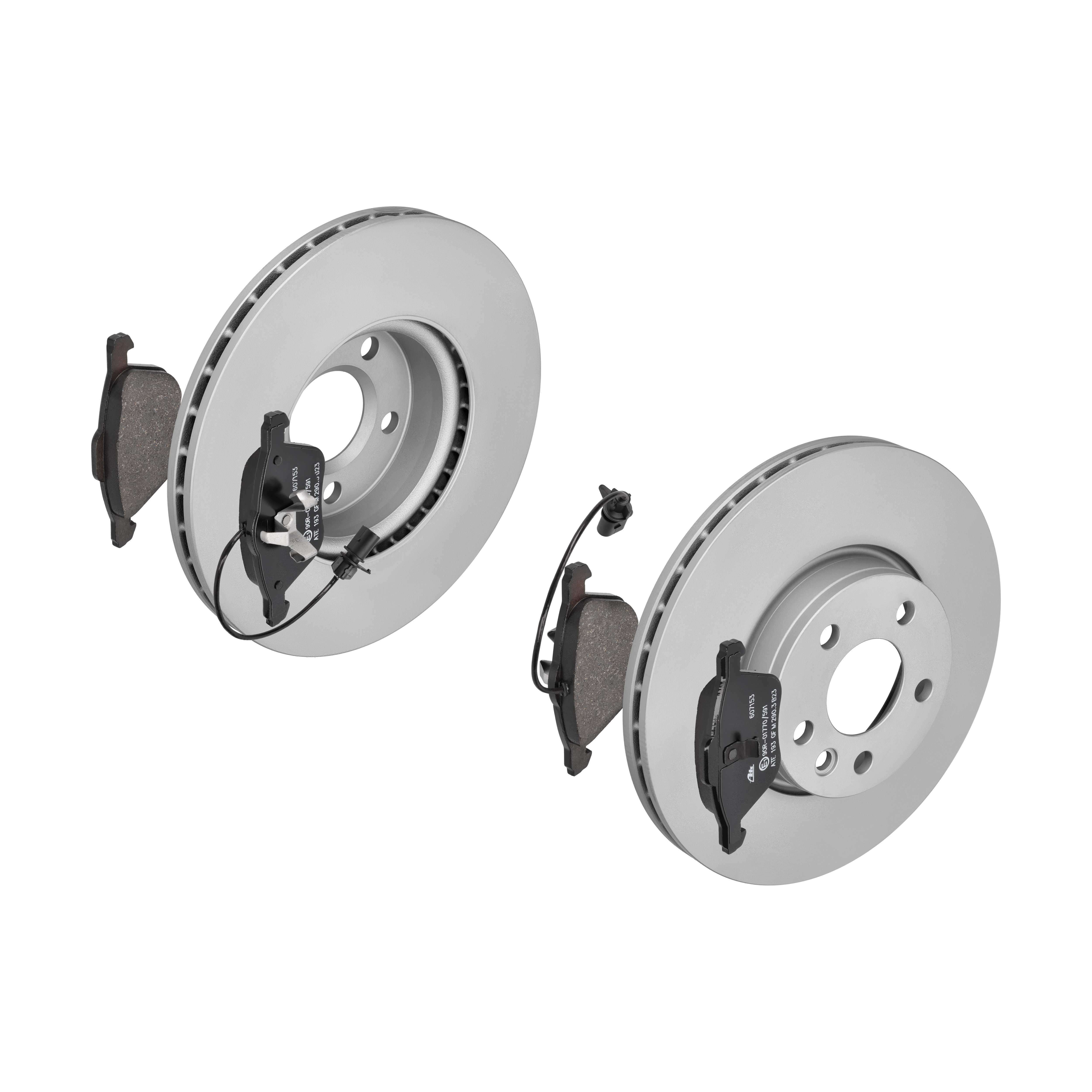 ATE Bremsesæt, skivebremser 142022559 foraksel ventileret 313mm 25mm for FORD SEAT