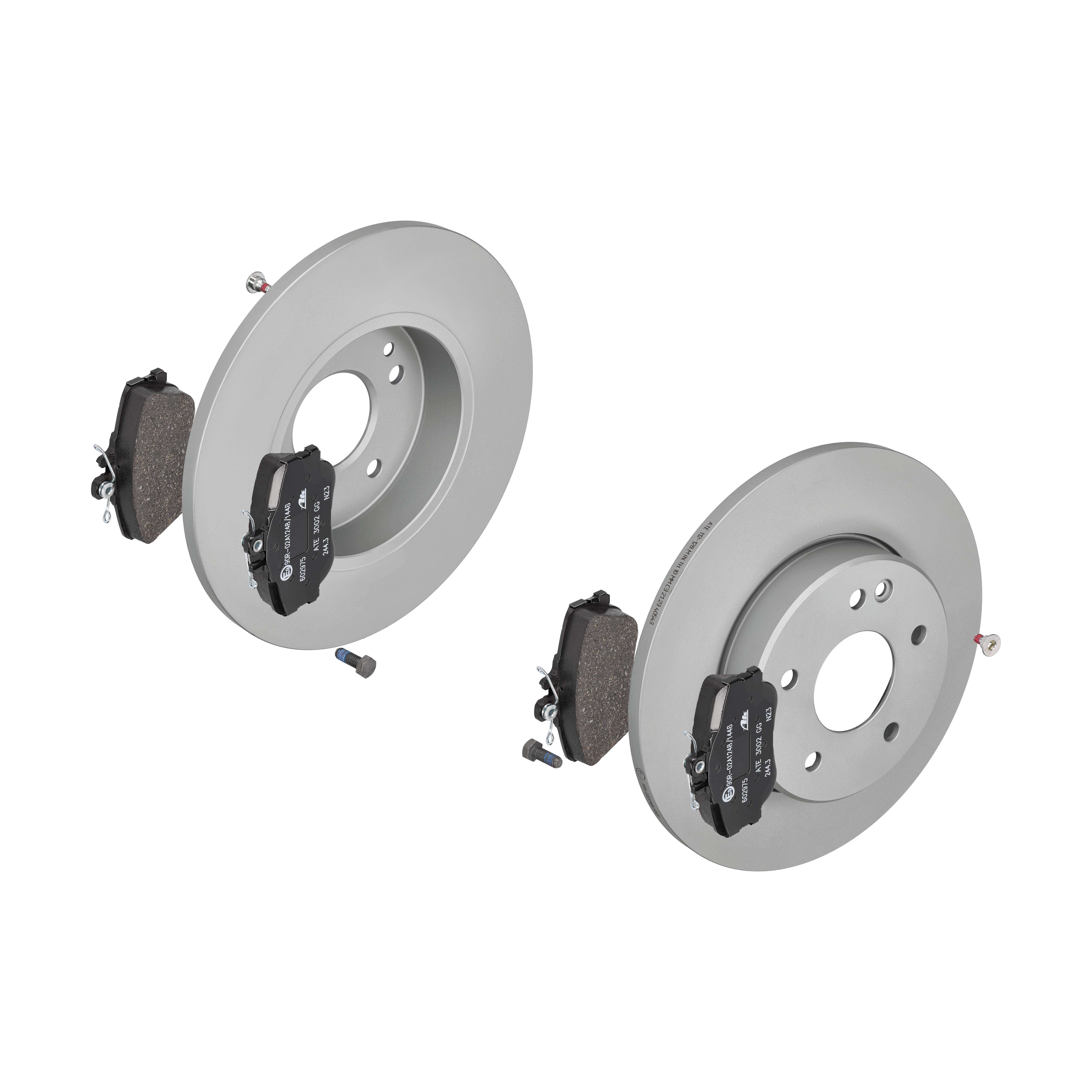 ATE Bremsesæt, skivebremser sg00000chl foraksel fuld 284mm 12mm for MERCEDES-BENZ