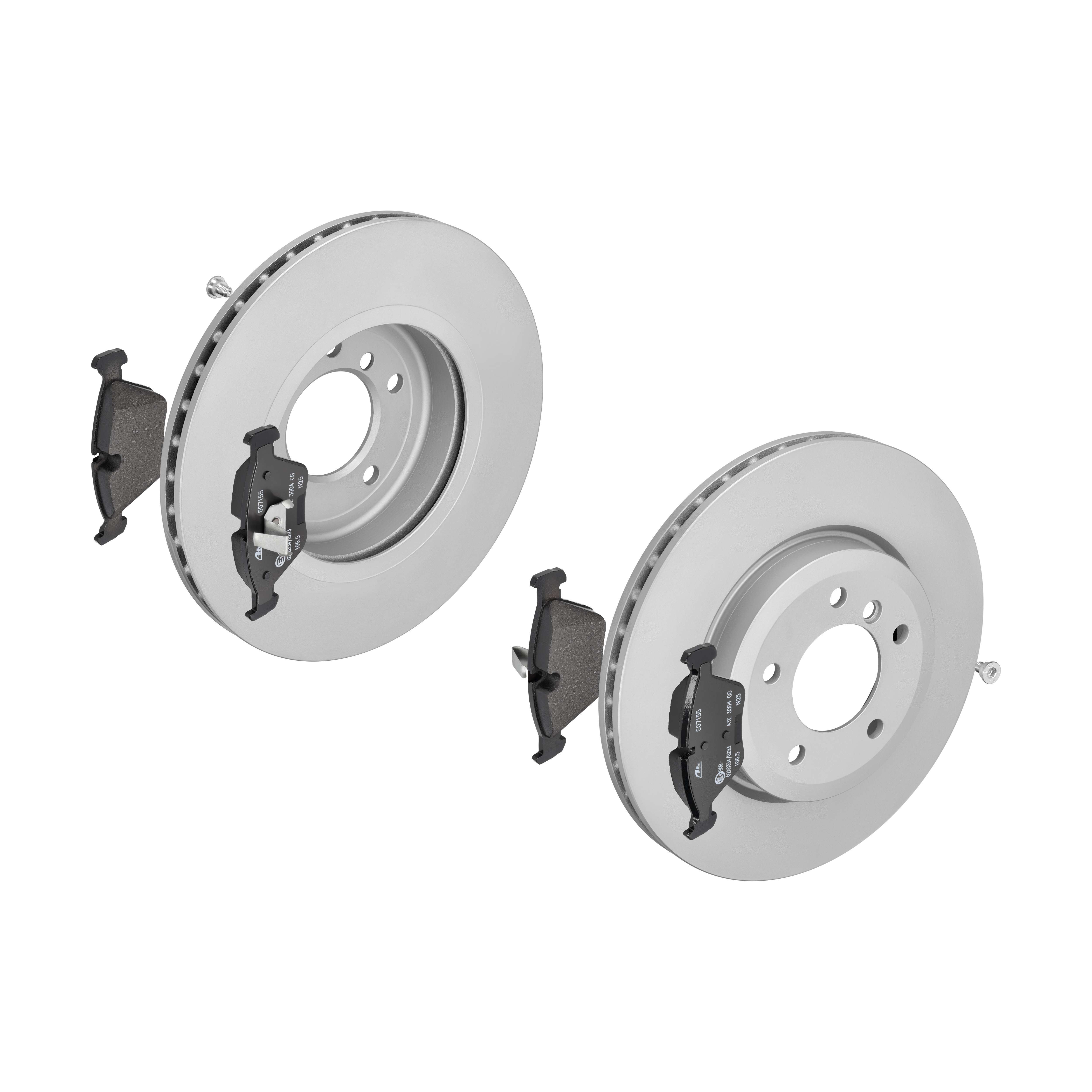 ATE Bremsesæt, skivebremser 142022472 foraksel ventileret 325mm 24mm for BMW MG