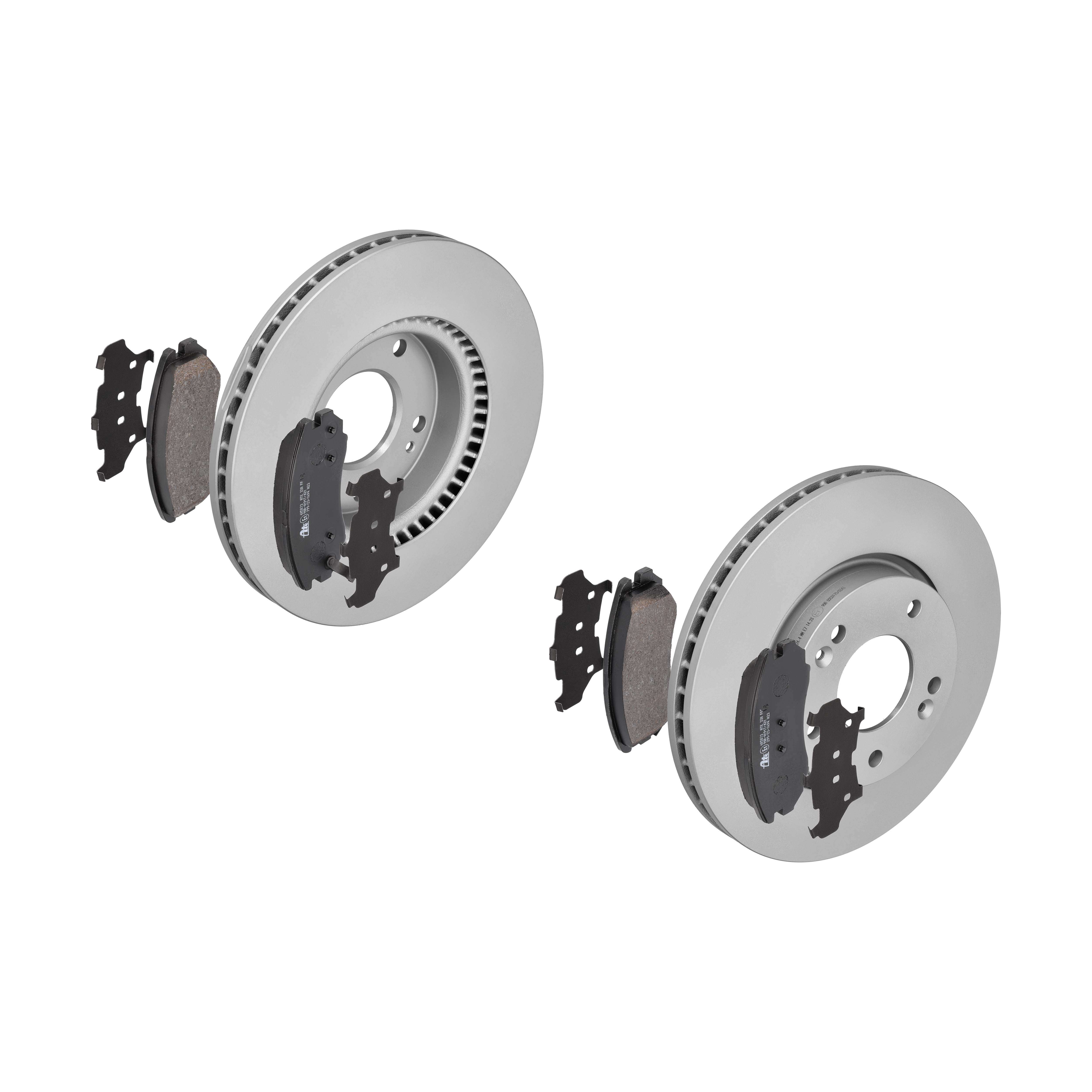 ATE Bremsesæt, skivebremser 142022165 foraksel ventileret 280mm 26mm for HYUNDAI KIA