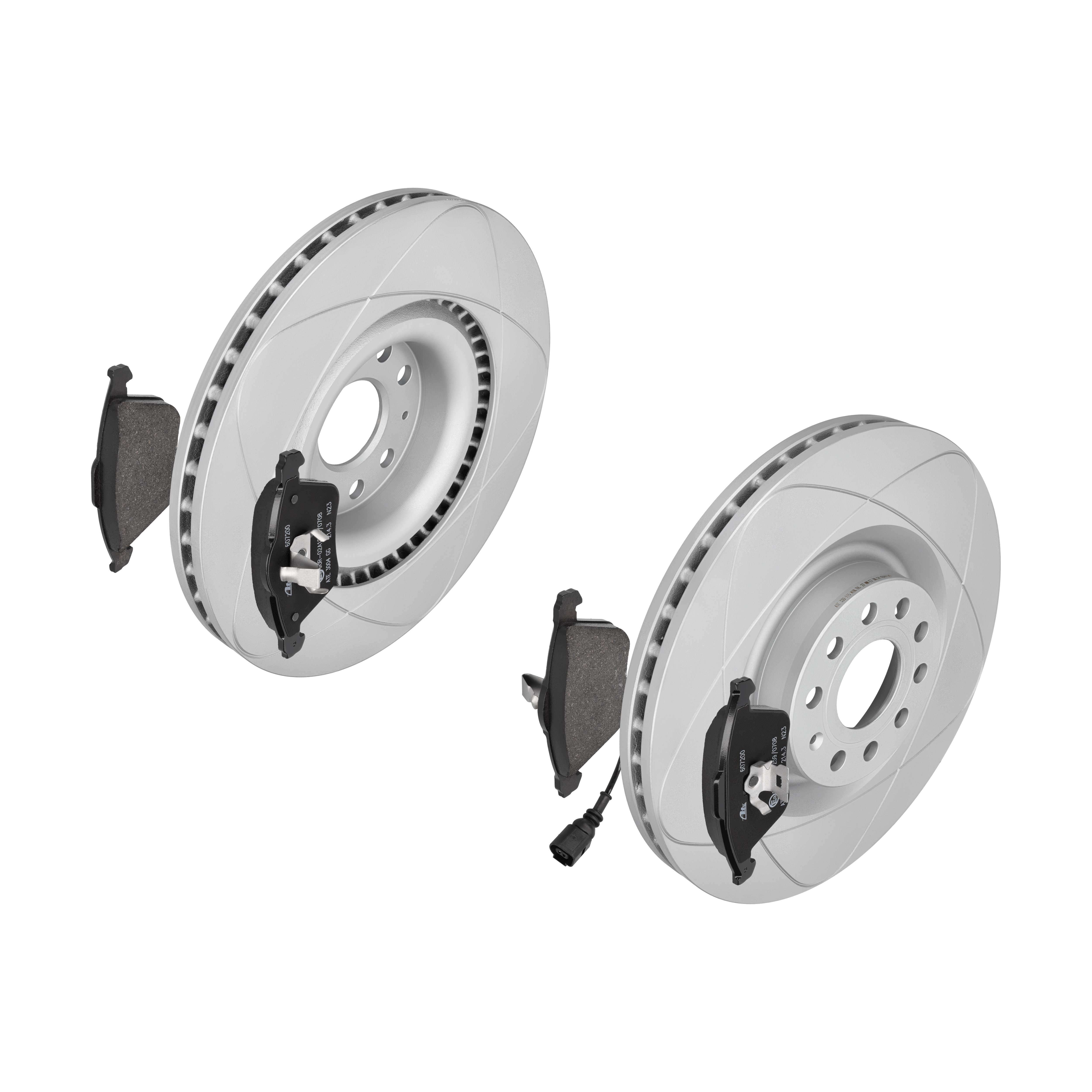ATE Bremsesæt, skivebremser 142043092 foraksel ventileret 345mm 30mm for SKODA VAG