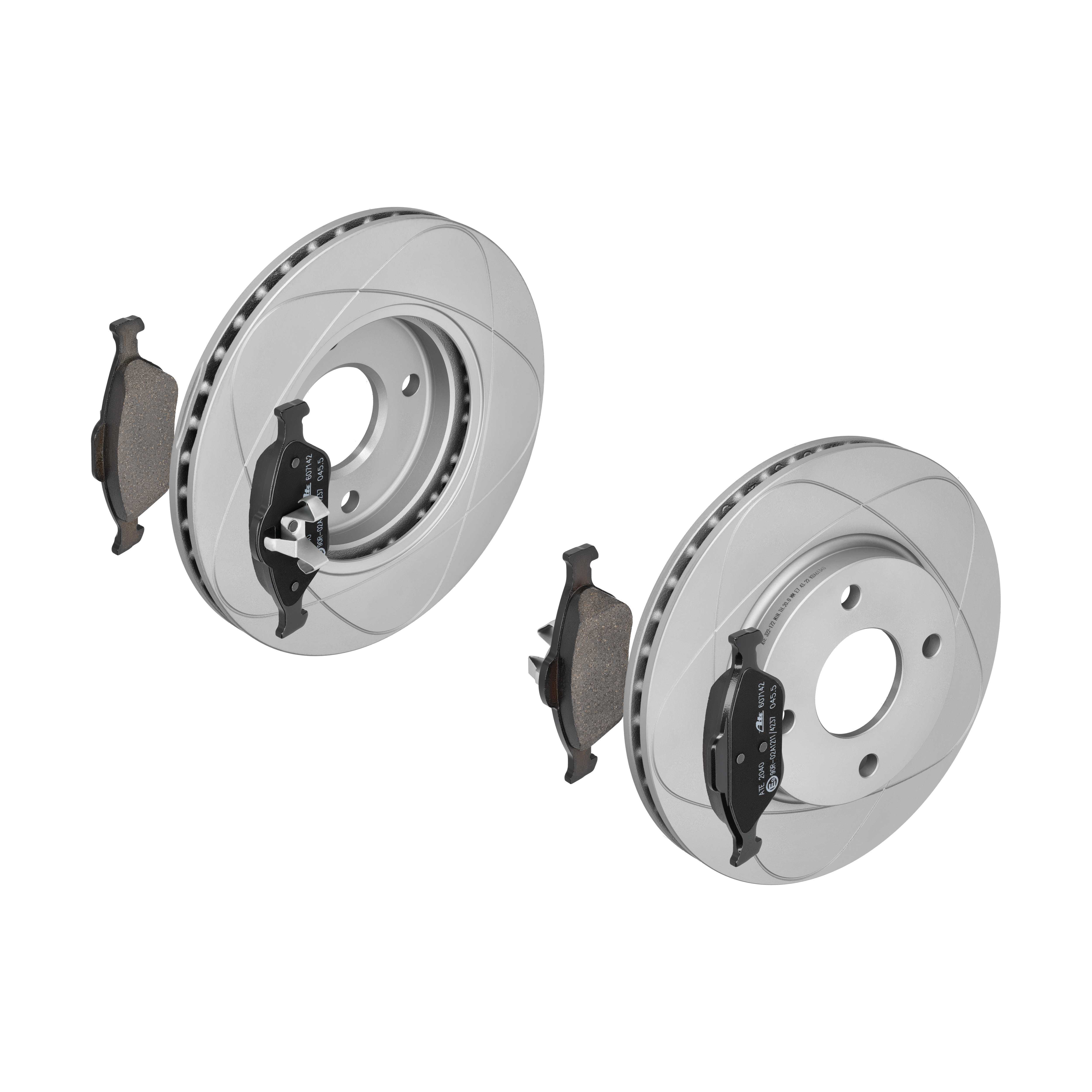 ATE Bremsesæt, skivebremser 142042897 foraksel ventileret 258mm 22mm for FORD MAZDA TOYOTA
