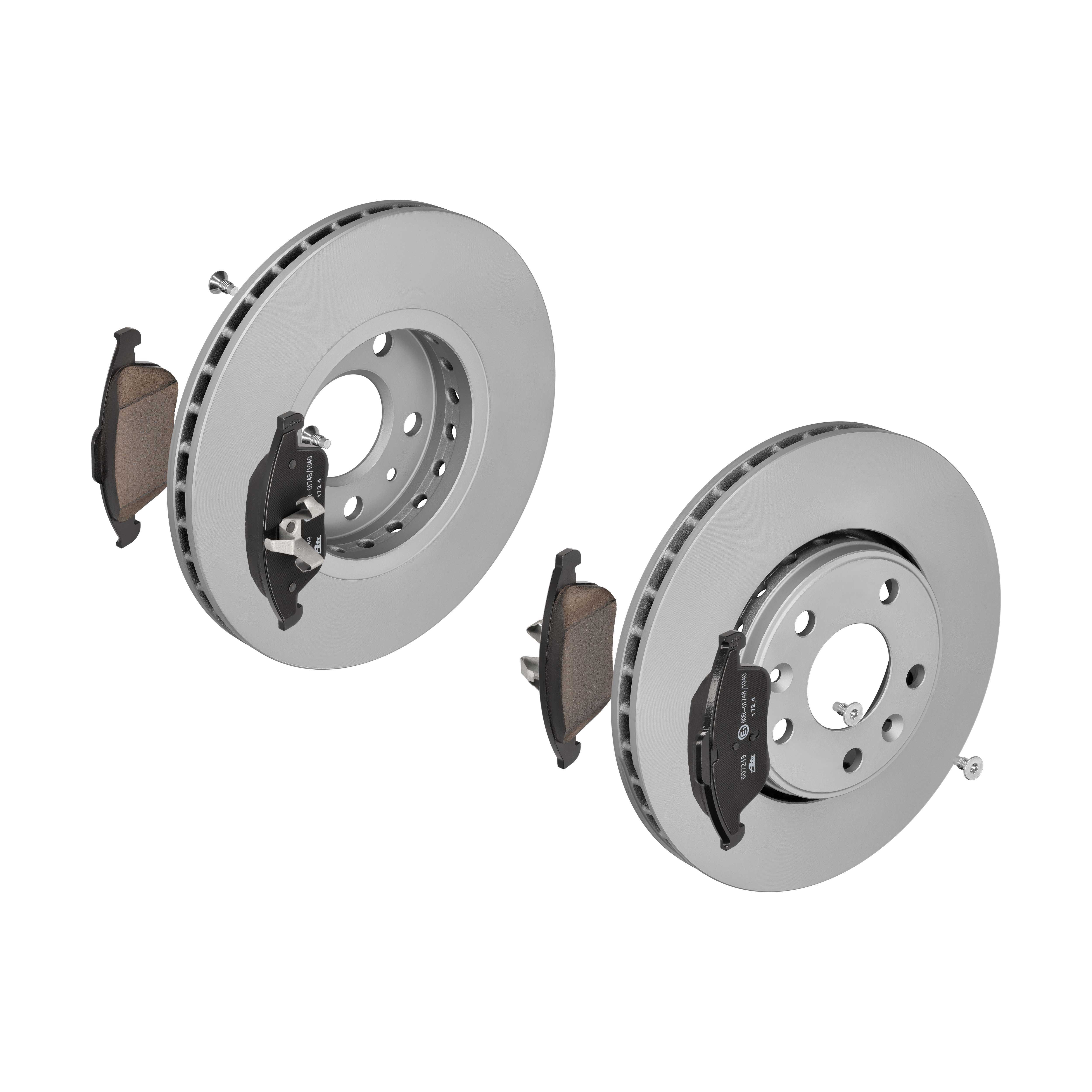 ATE Bremsesæt, skivebremser 142022780 foraksel ventileret 296mm 26mm for RENAULT
