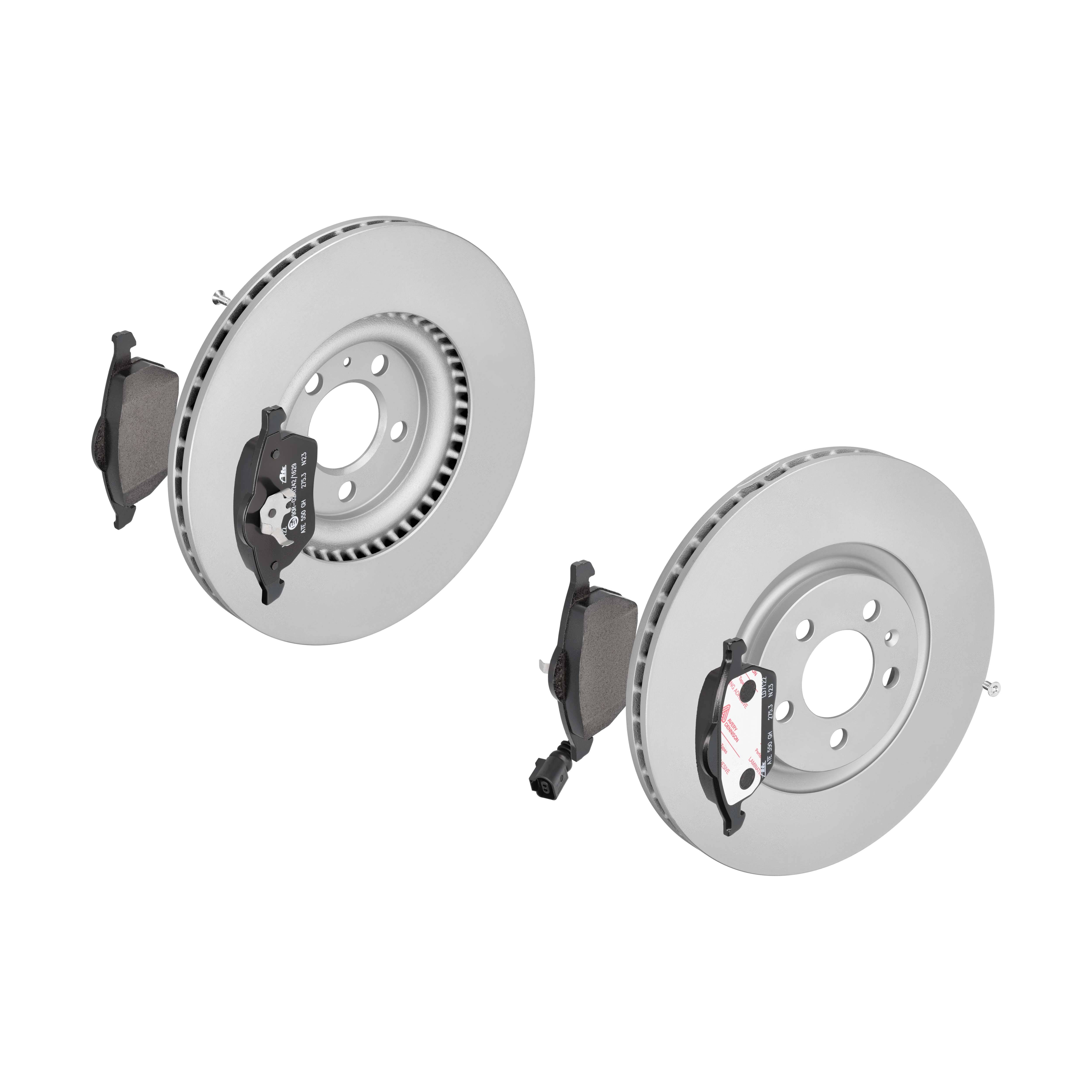 ATE Bremsesæt, skivebremser 142022686 foraksel ventileret 310mm 25mm for VAG SEAT