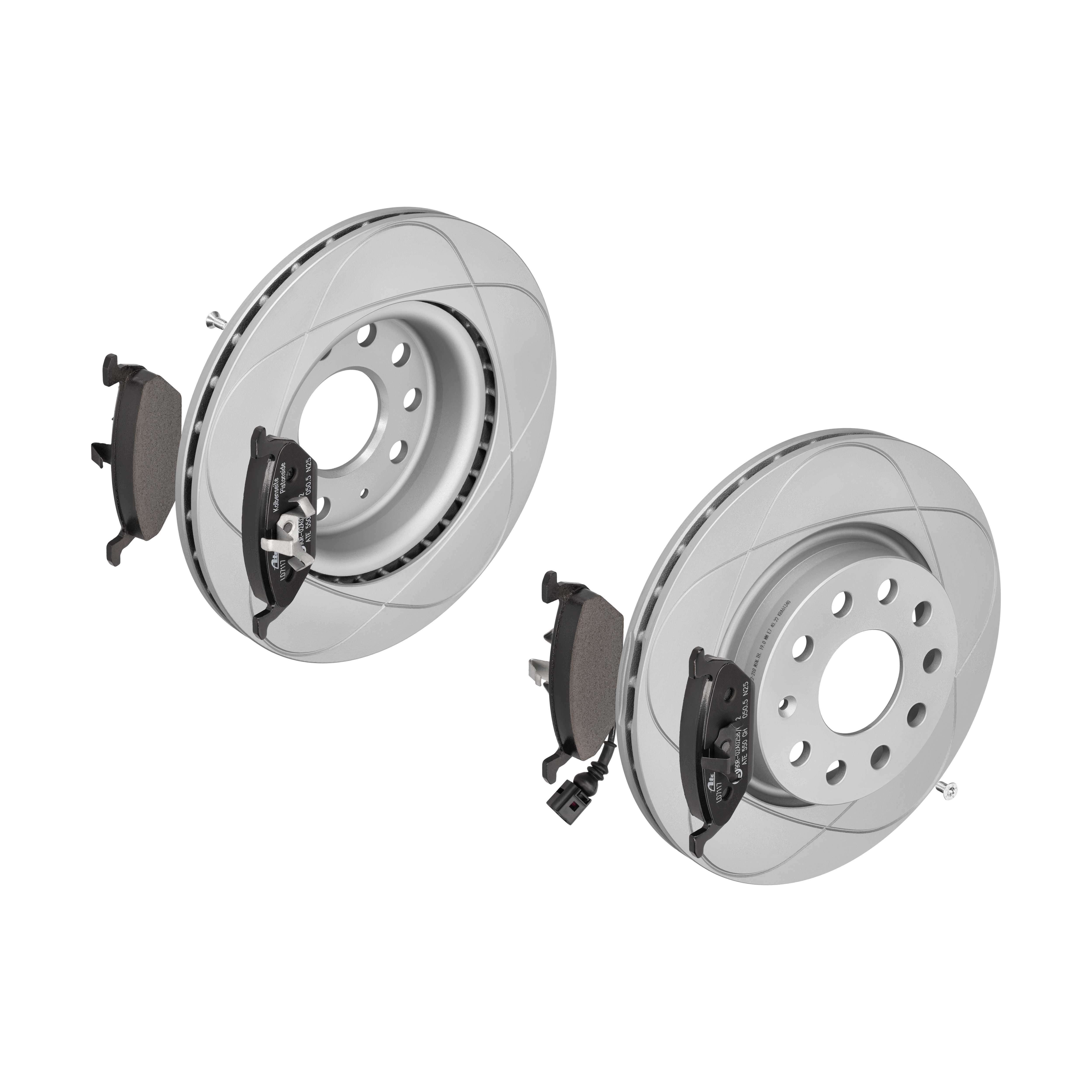ATE Bremsesæt, skivebremser 142042903 foraksel ventileret 280mm 22mm for SKODA SEAT VAG