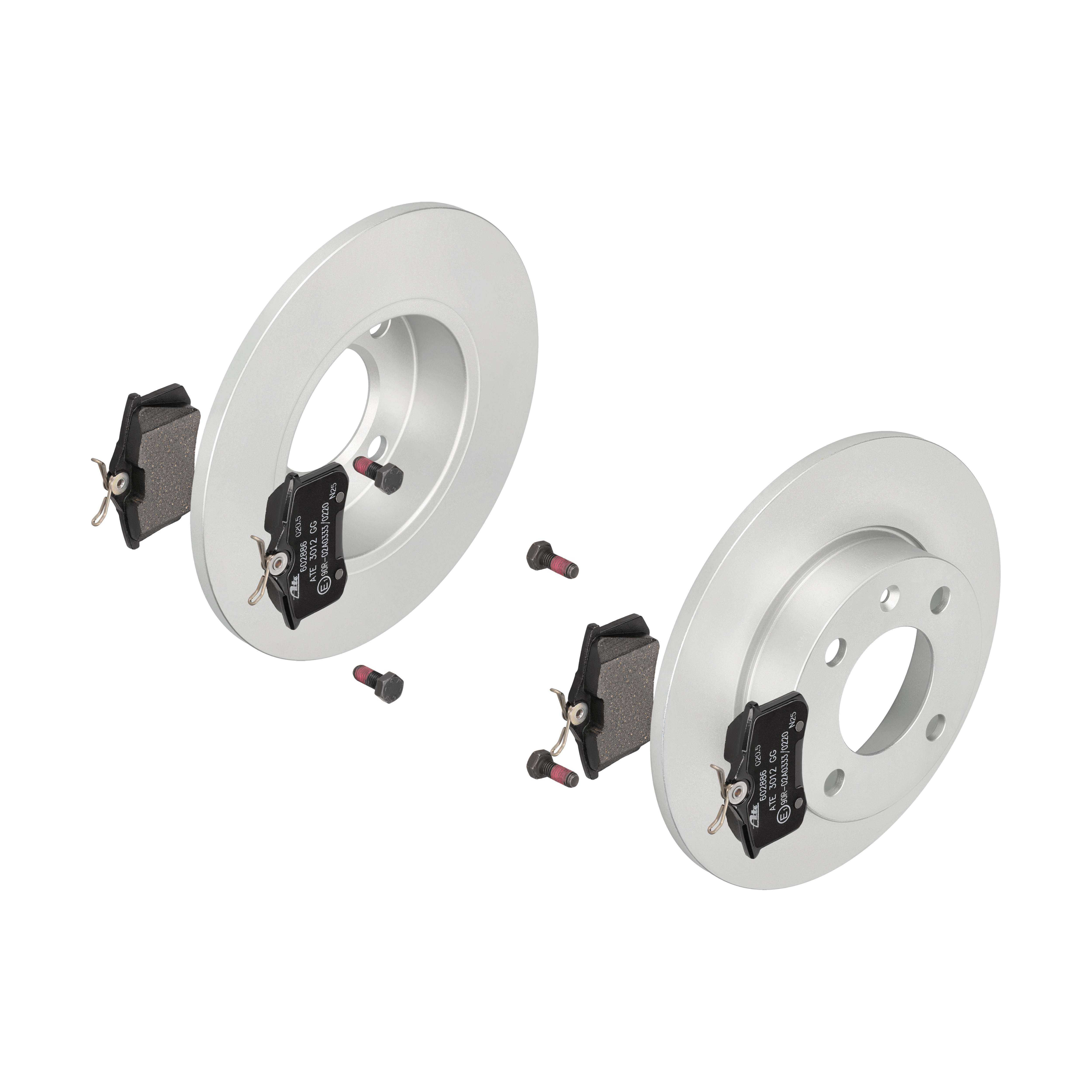 ATE Bremsesæt, skivebremser 142022375 bagaksel fuld 232mm 9mm for SEAT VAG