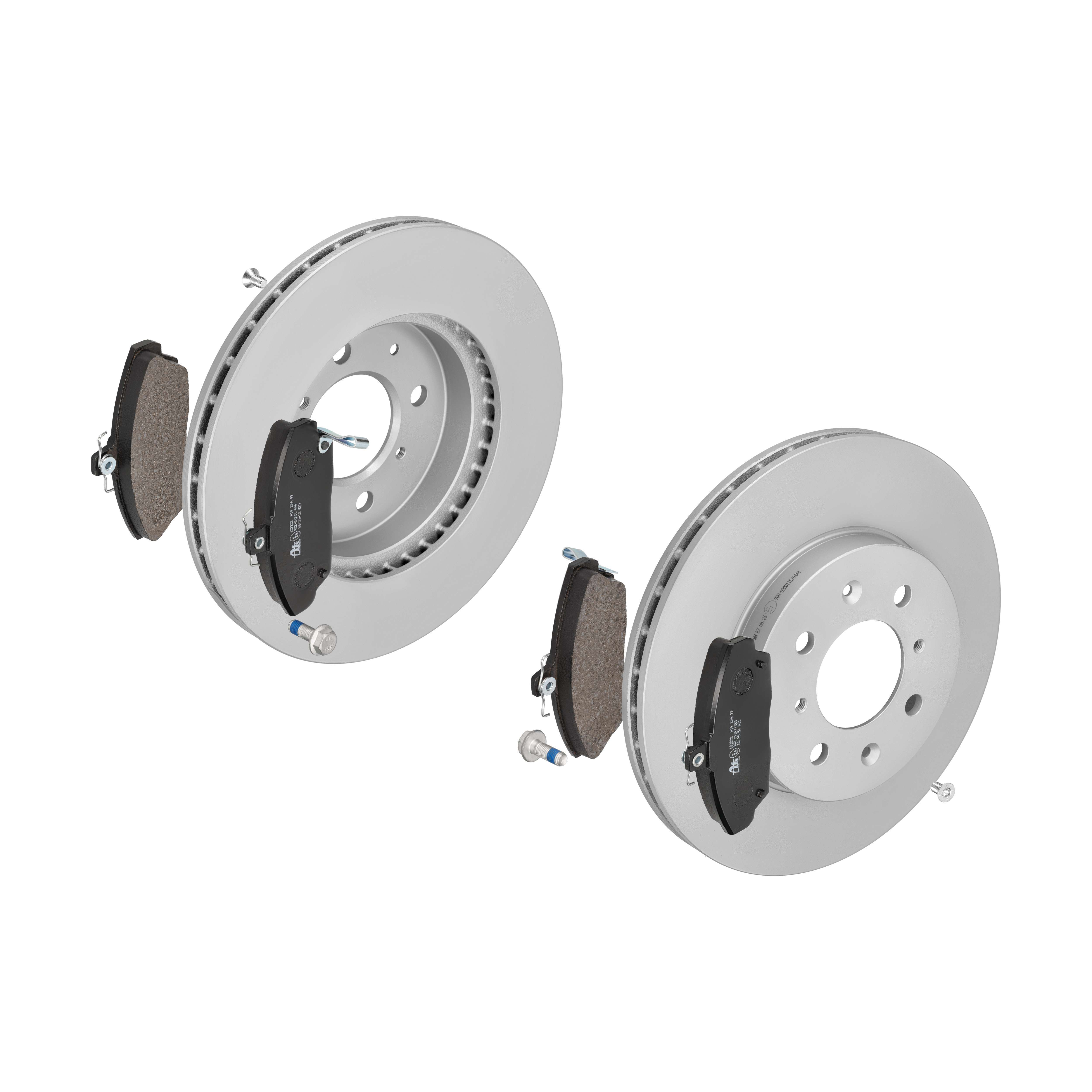 ATE Bremsesæt, skivebremser ijf141b6f1 foraksel ventileret 262mm 21mm for ROVER HONDA