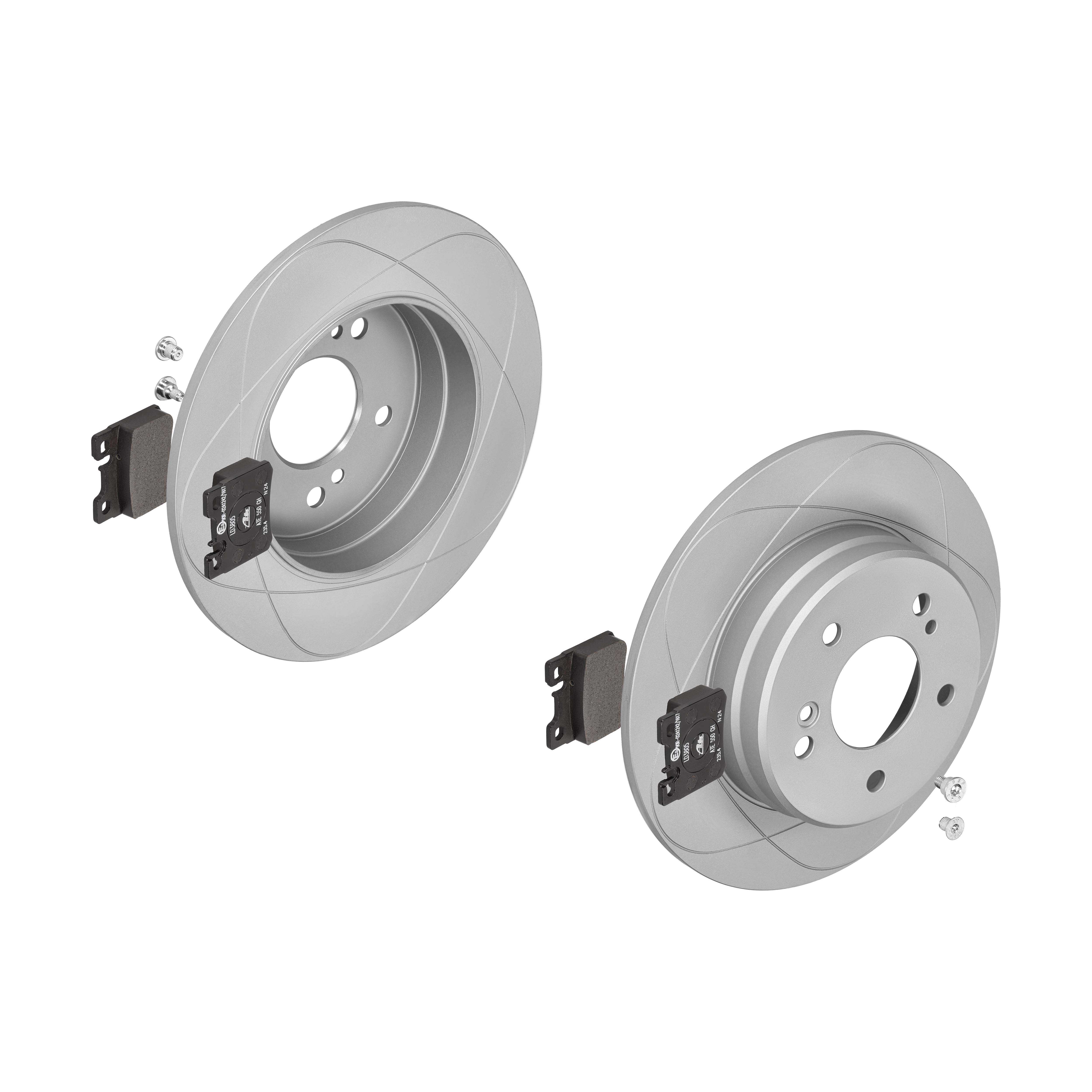 ATE Bremsesæt, skivebremser 142042622 bagaksel fuld 278mm 9mm for MERCEDES-BENZ CHRYSLER