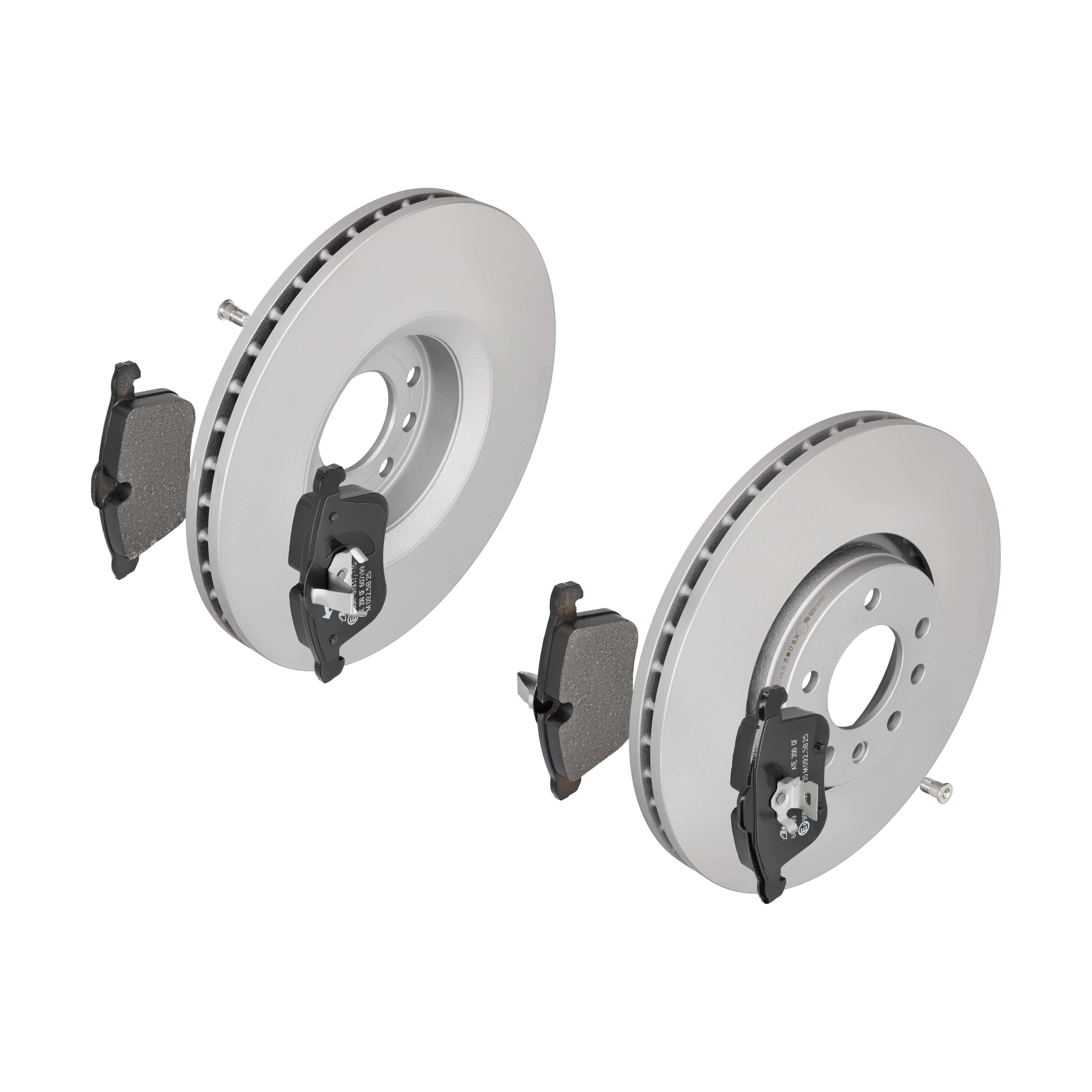 ATE Bremsesæt, skivebremser ijf14193e9 foraksel ventileret 314mm 28mm for OPEL VAUXHALL SAAB