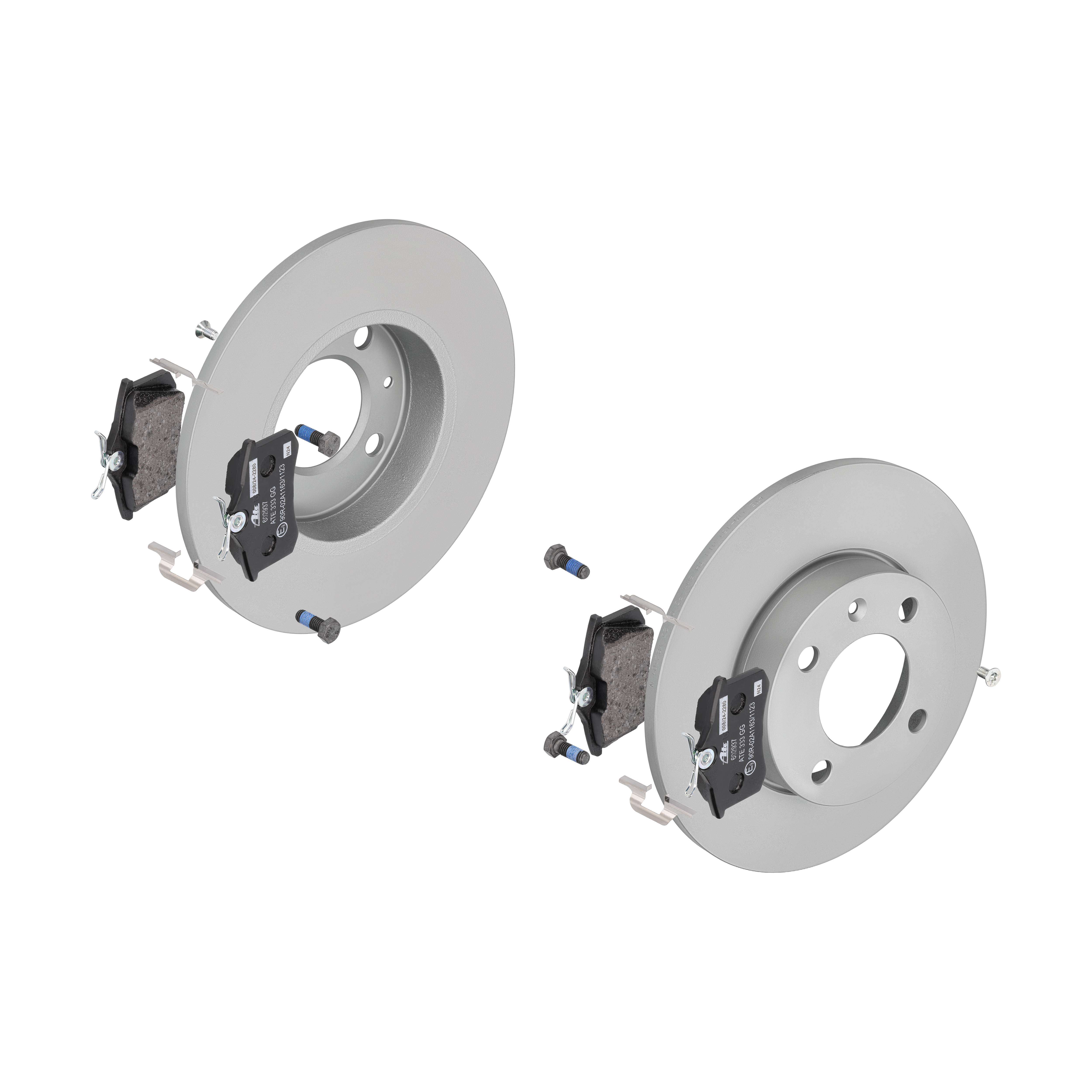 ATE Bremsesæt, skivebremser ijf141e7i5 foraksel fuld 239mm 10mm for PEUGEOT VAG SEAT