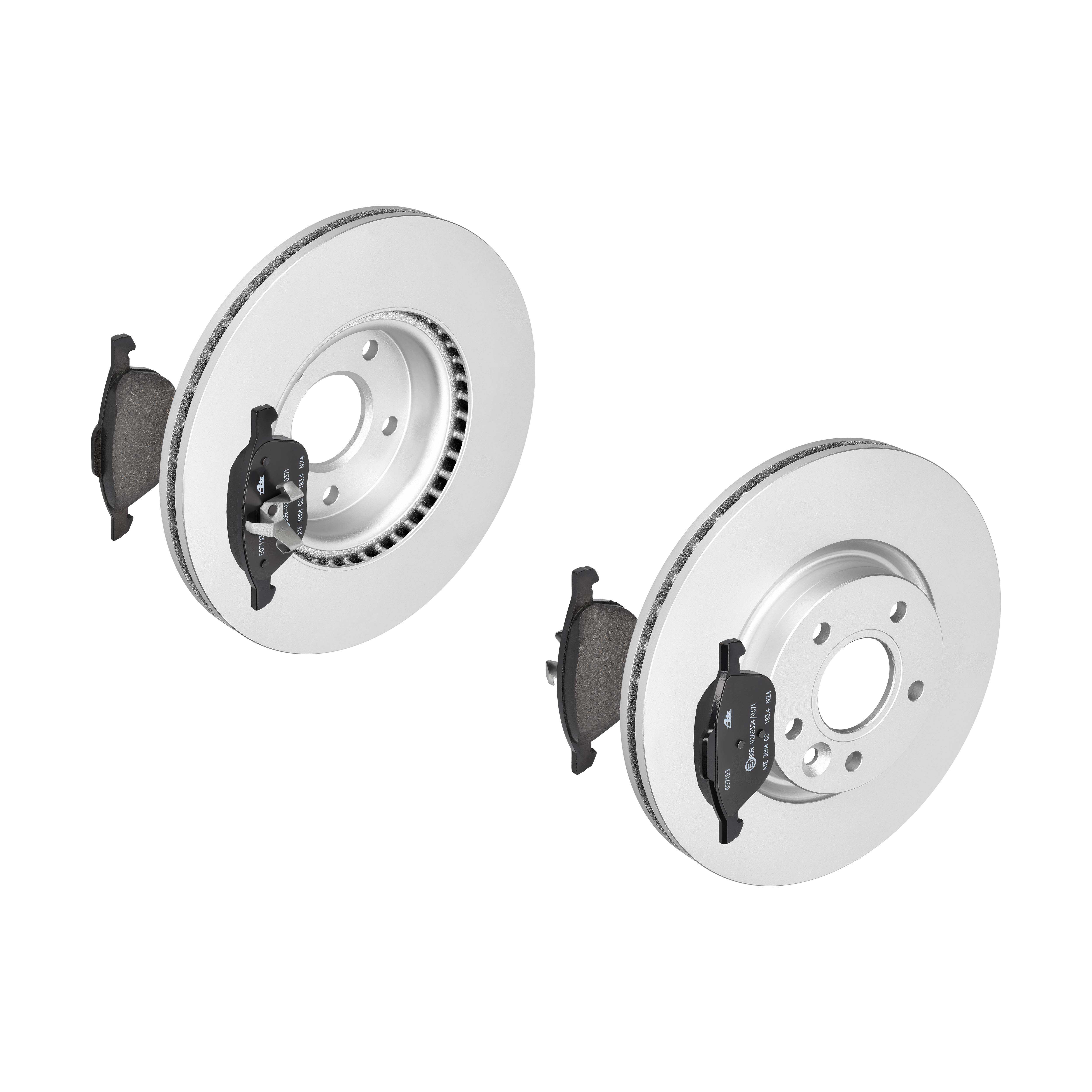 ATE Bremsesæt, skivebremser 142022130 foraksel ventileret 300mm 25mm for VOLVO FORD MAZDA