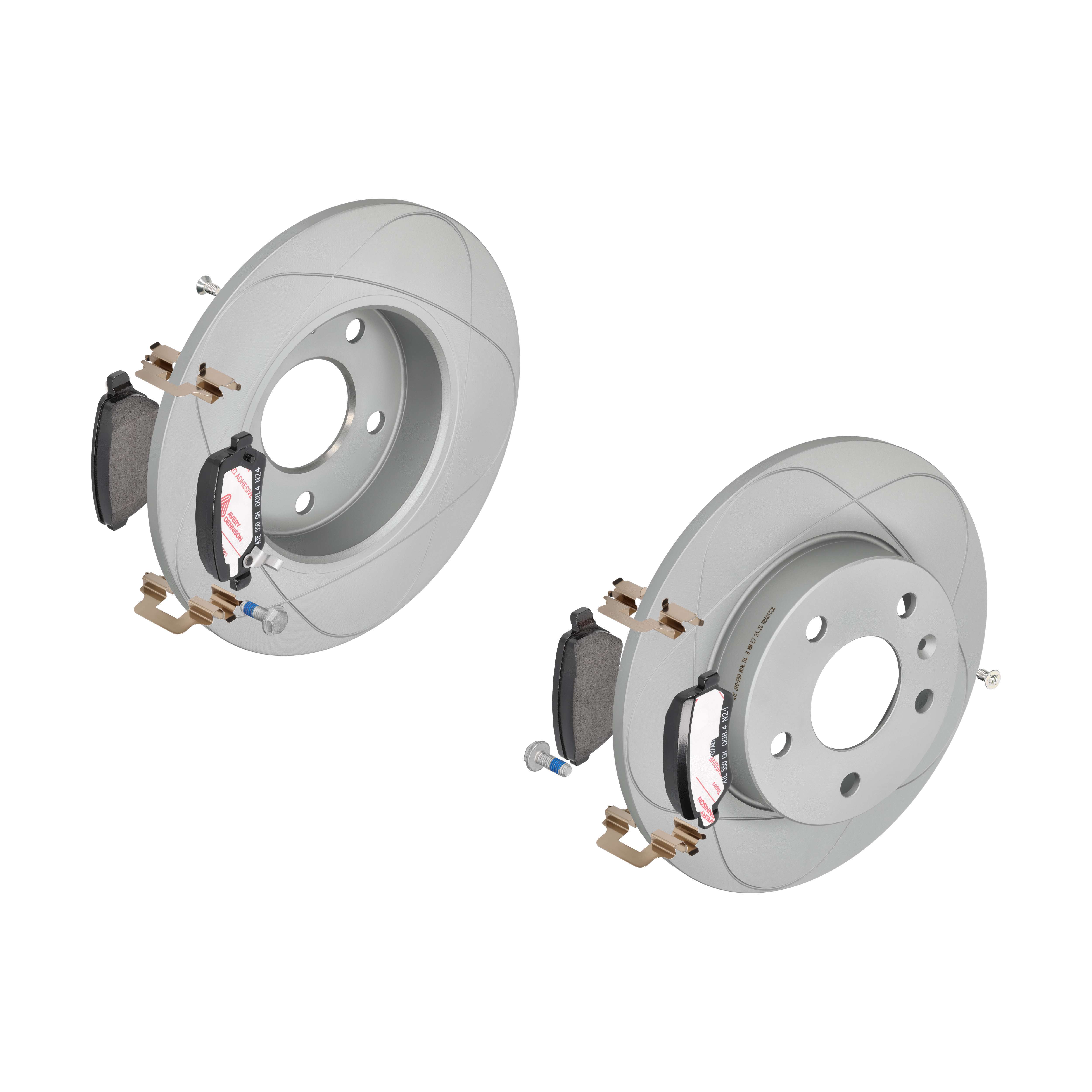ATE Bremsesæt, skivebremser 142042682 bagaksel fuld 264mm 9mm for OPEL VAUXHALL KIA