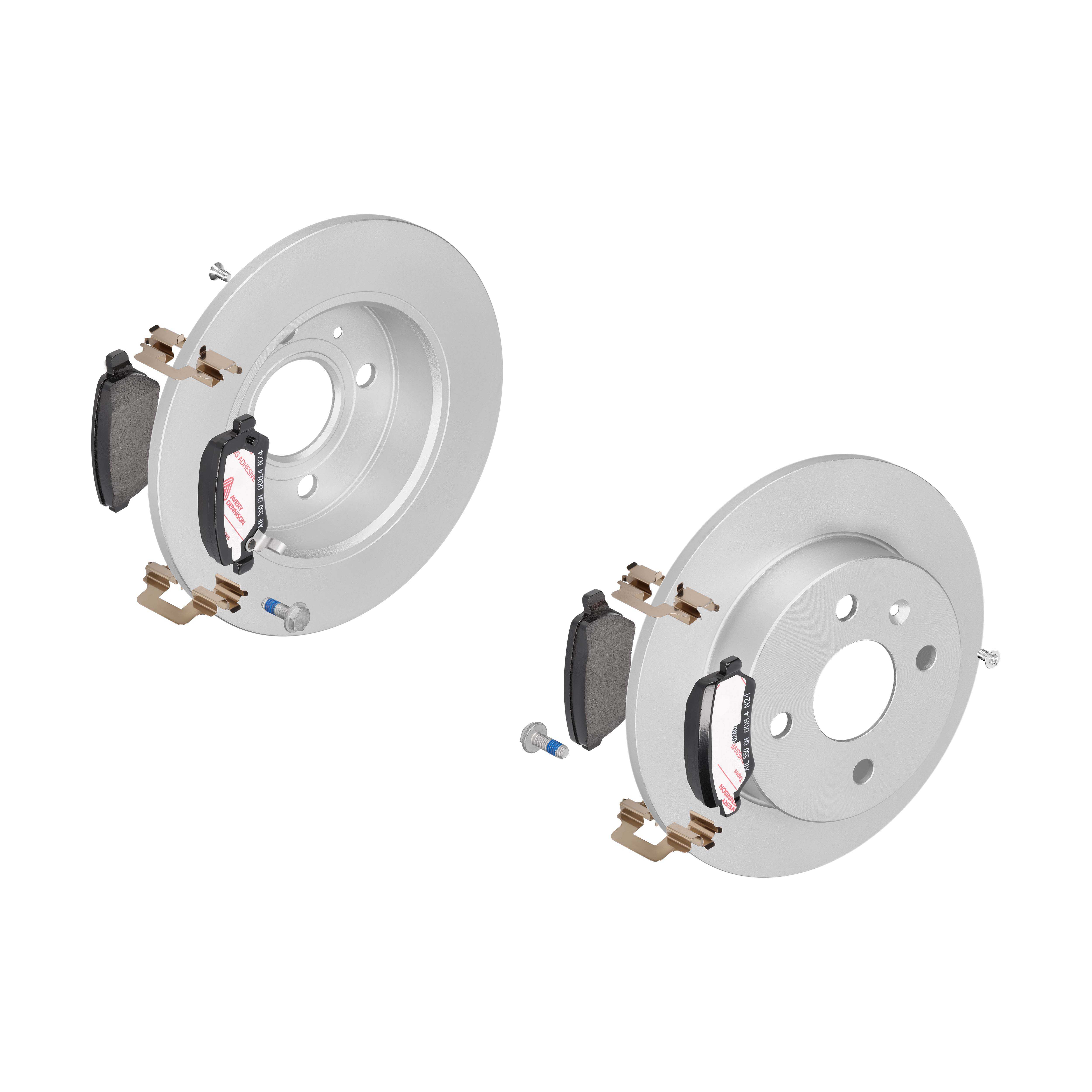 ATE Bremsesæt, skivebremser 142021688 bagaksel fuld 240mm 9mm for VAUXHALL OPEL KIA