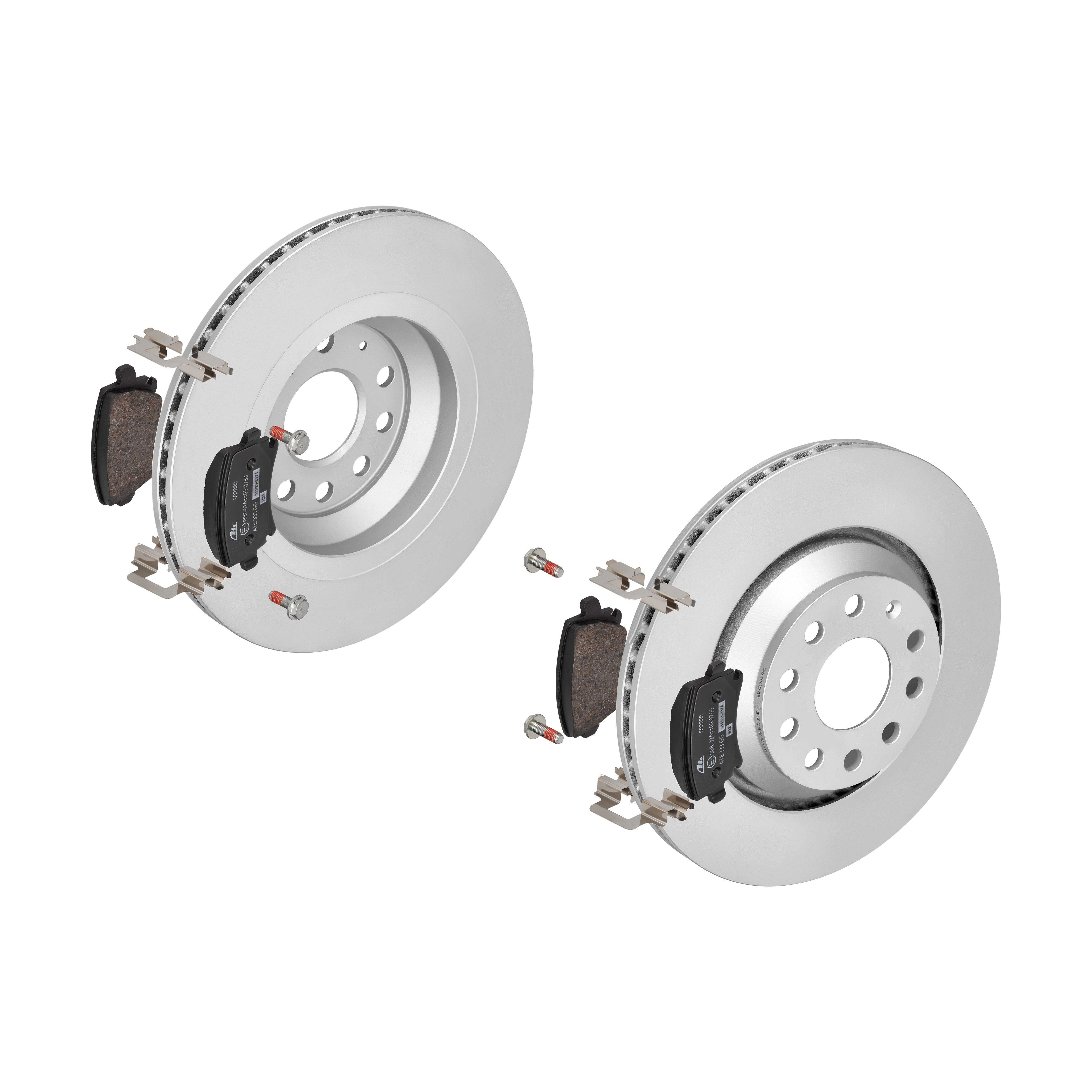 ATE Bremsesæt, skivebremser 142022661 bagaksel ventileret 310mm 22mm for VAG SKODA SEAT