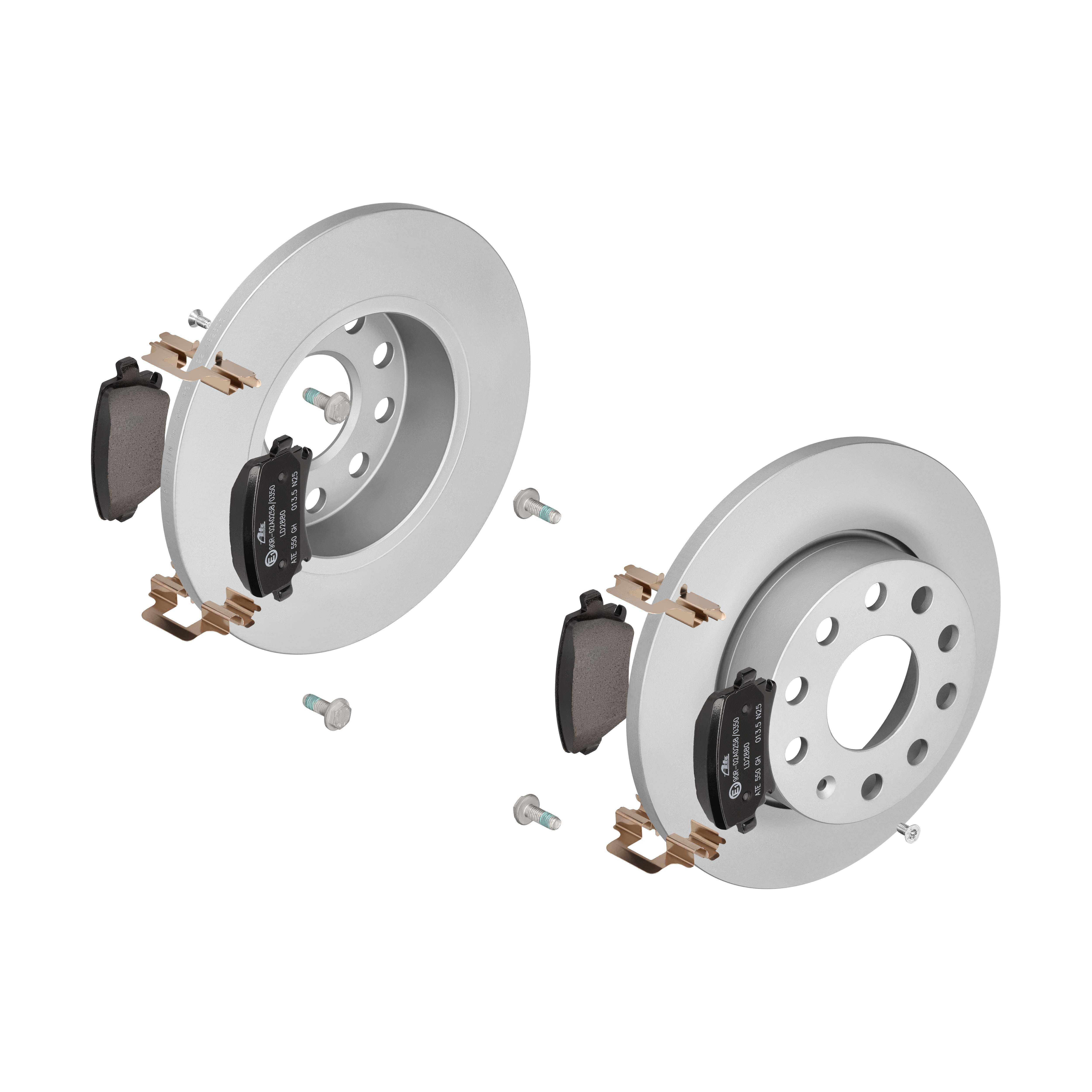 ATE Bremsesæt, skivebremser sg00000ci2 bagaksel fuld 256mm 12mm for SEAT VAG