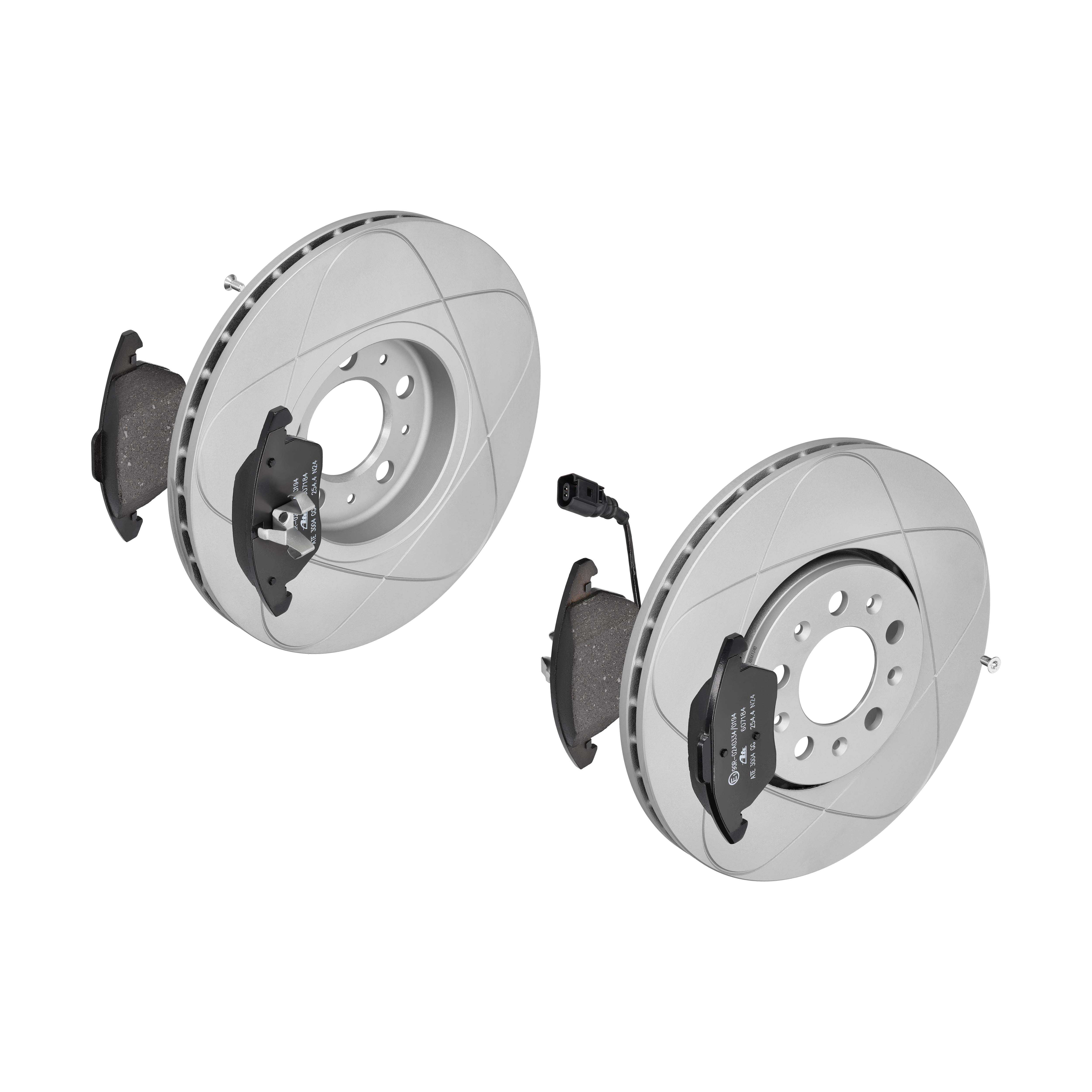 ATE Bremsesæt, skivebremser 142042964 foraksel ventileret 288mm 25mm for VAG SKODA SEAT