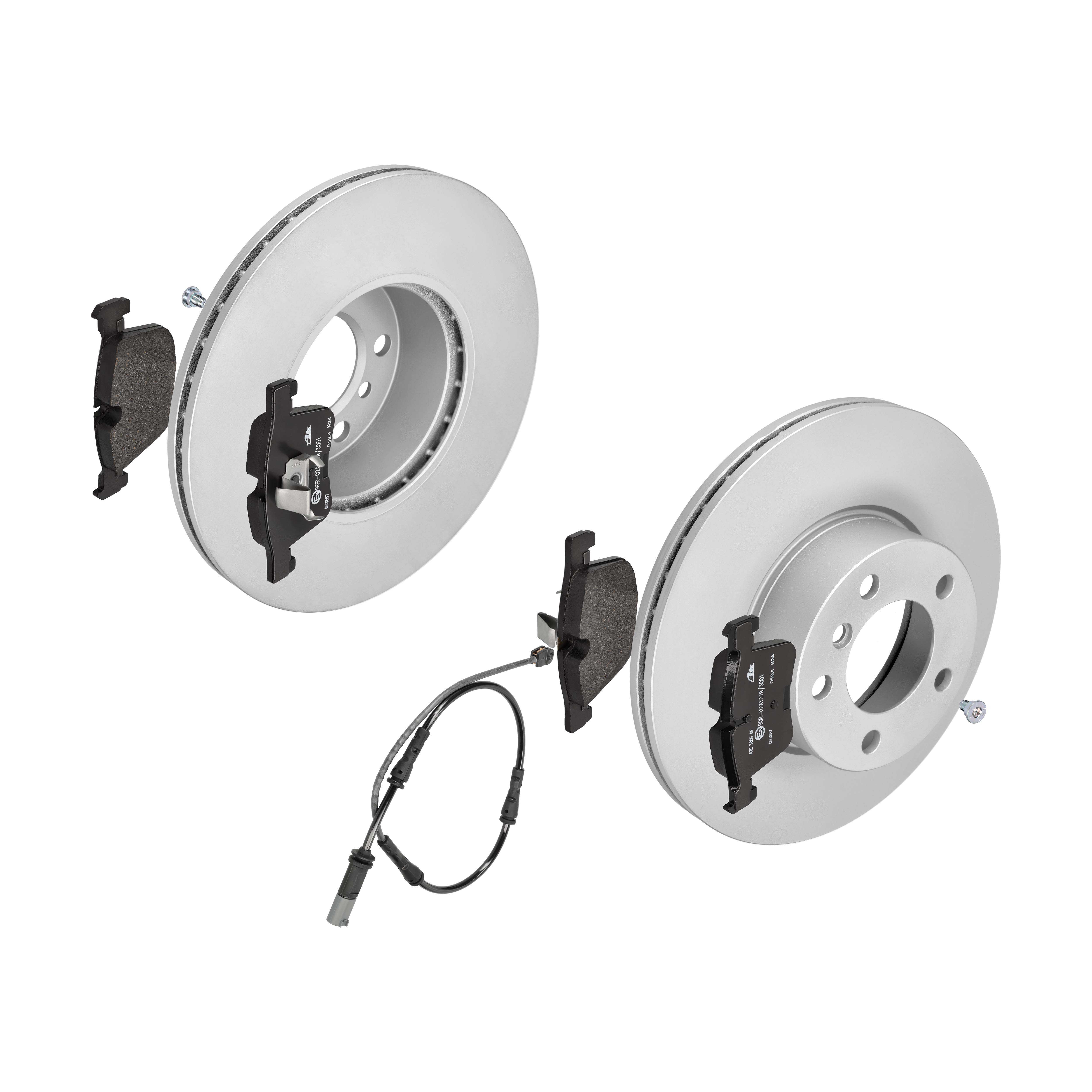 ATE Bremsesæt, skivebremser sg00000b3c foraksel ventileret 312mm 24mm for BMW