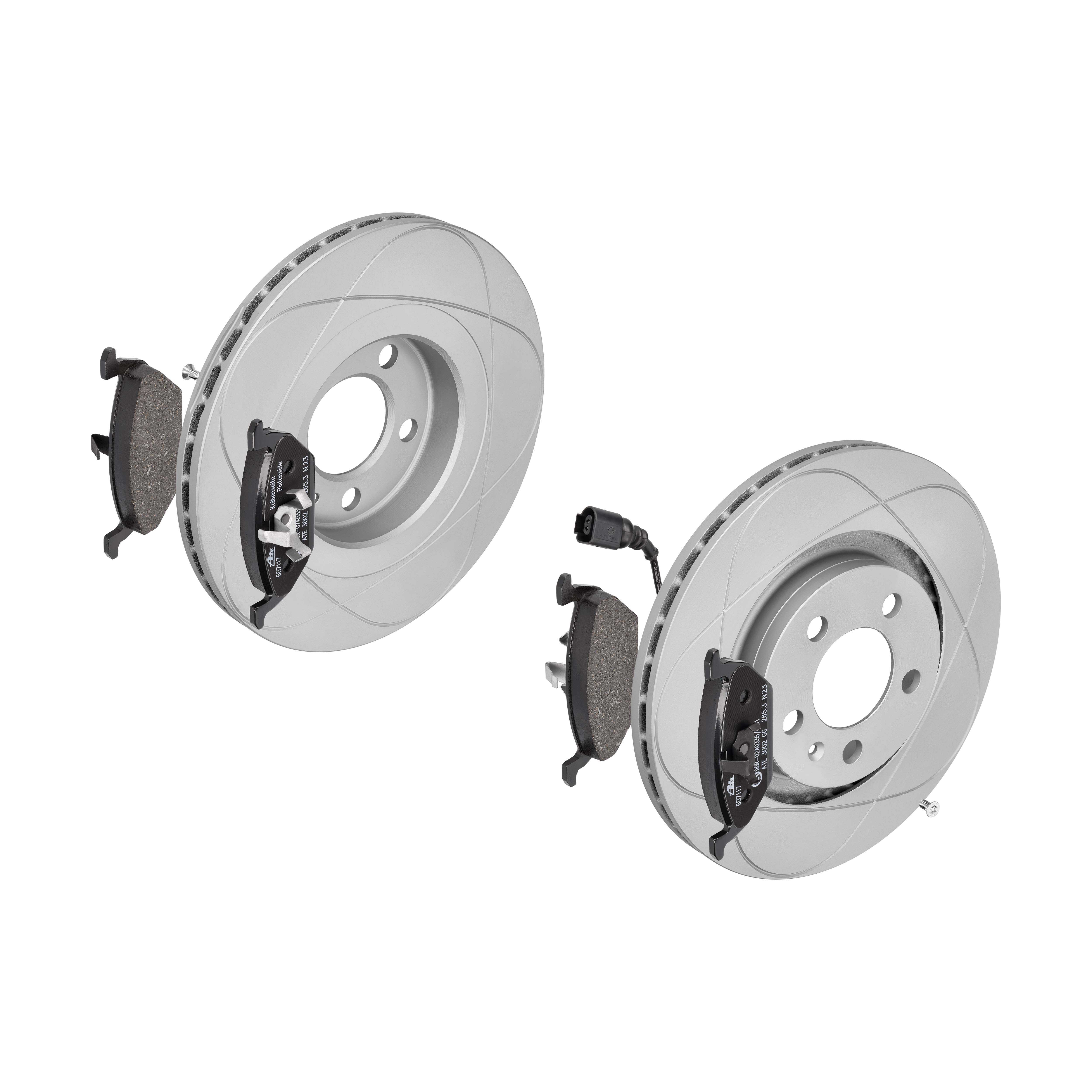 ATE Bremsesæt, skivebremser 142042867 foraksel ventileret 280mm 22mm for SKODA SEAT VAG