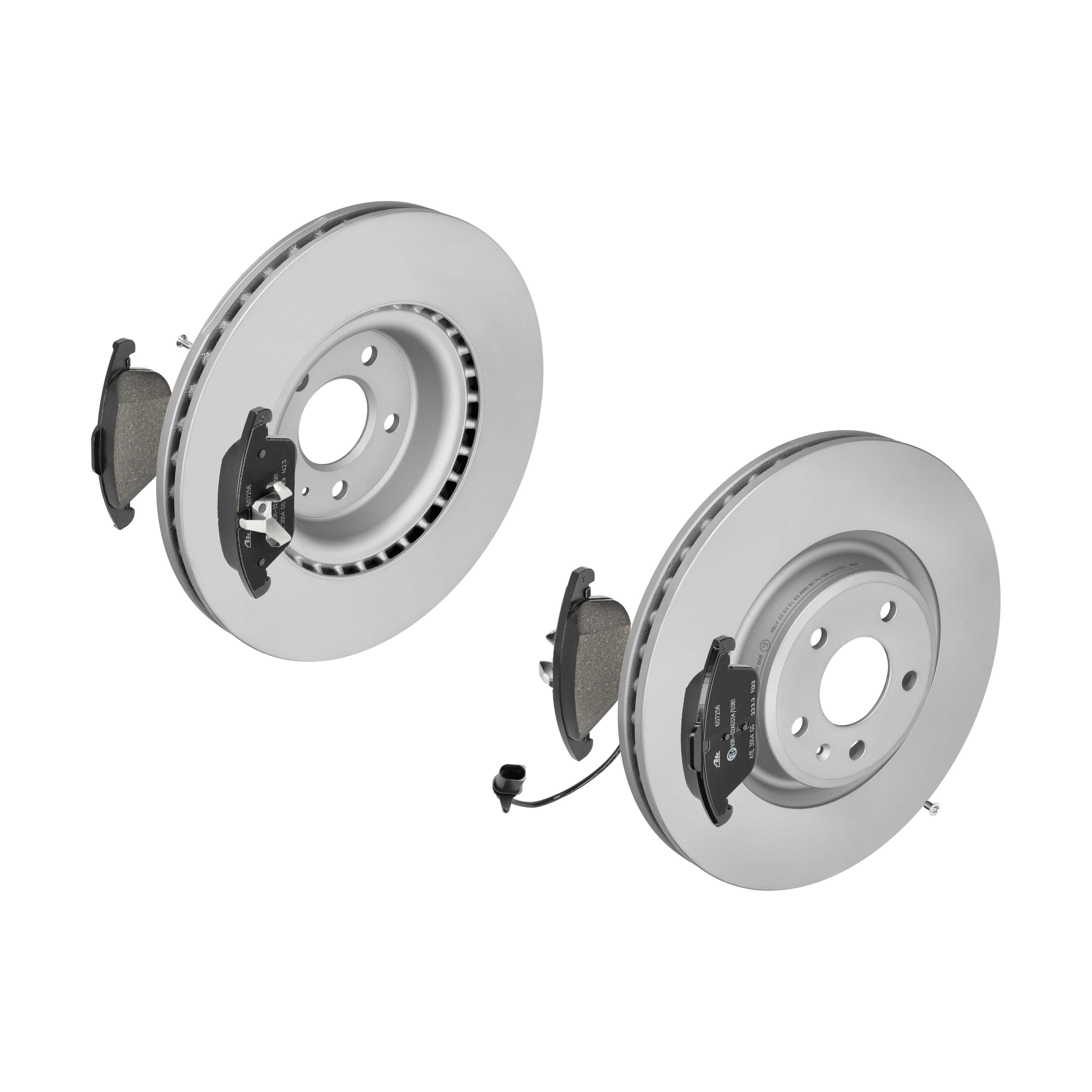 ATE Bremsesæt, skivebremser 142023257 foraksel ventileret 345mm 30mm for VAG PORSCHE