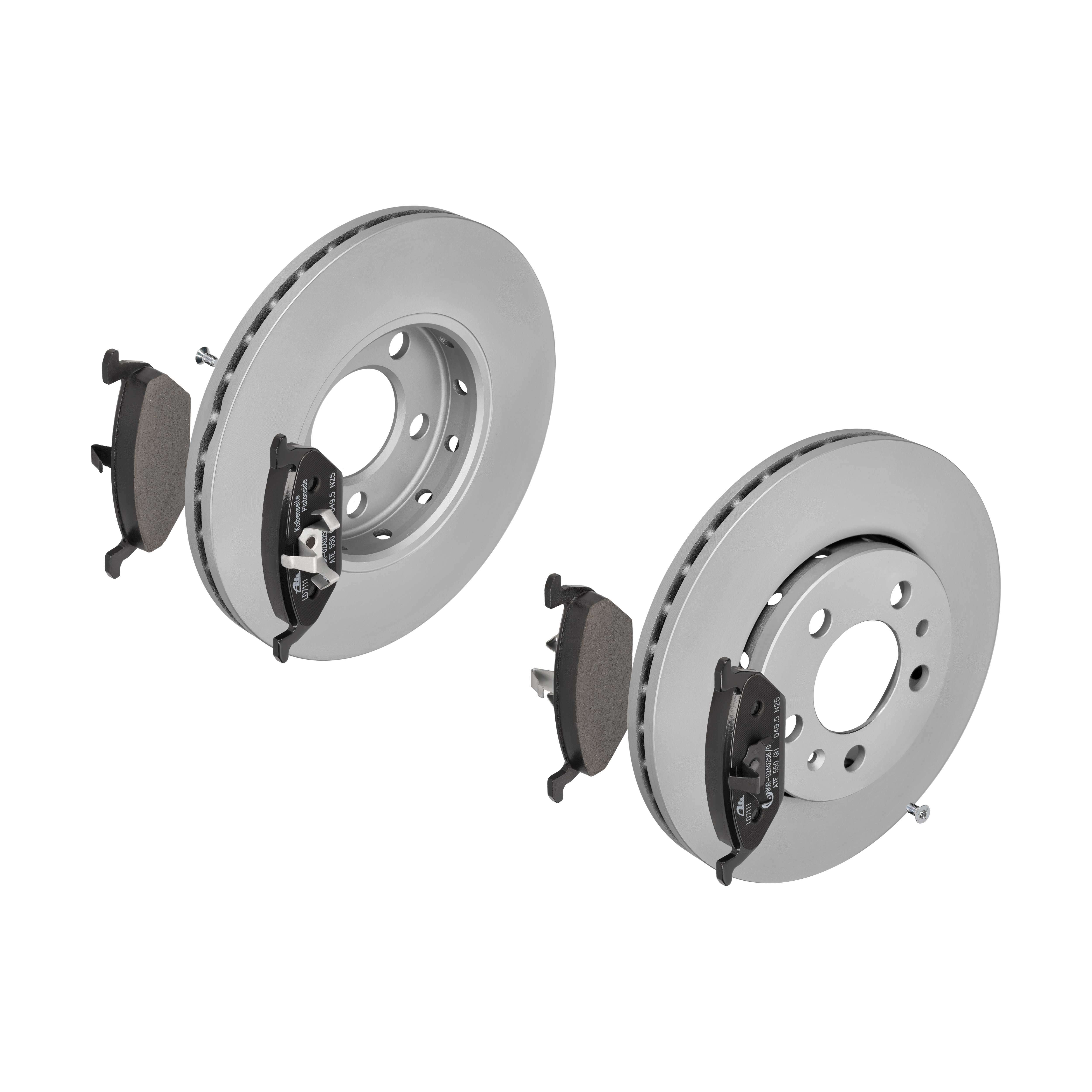 ATE Bremsesæt, skivebremser 142021658 foraksel ventileret 256mm 22mm for SKODA VAG SEAT