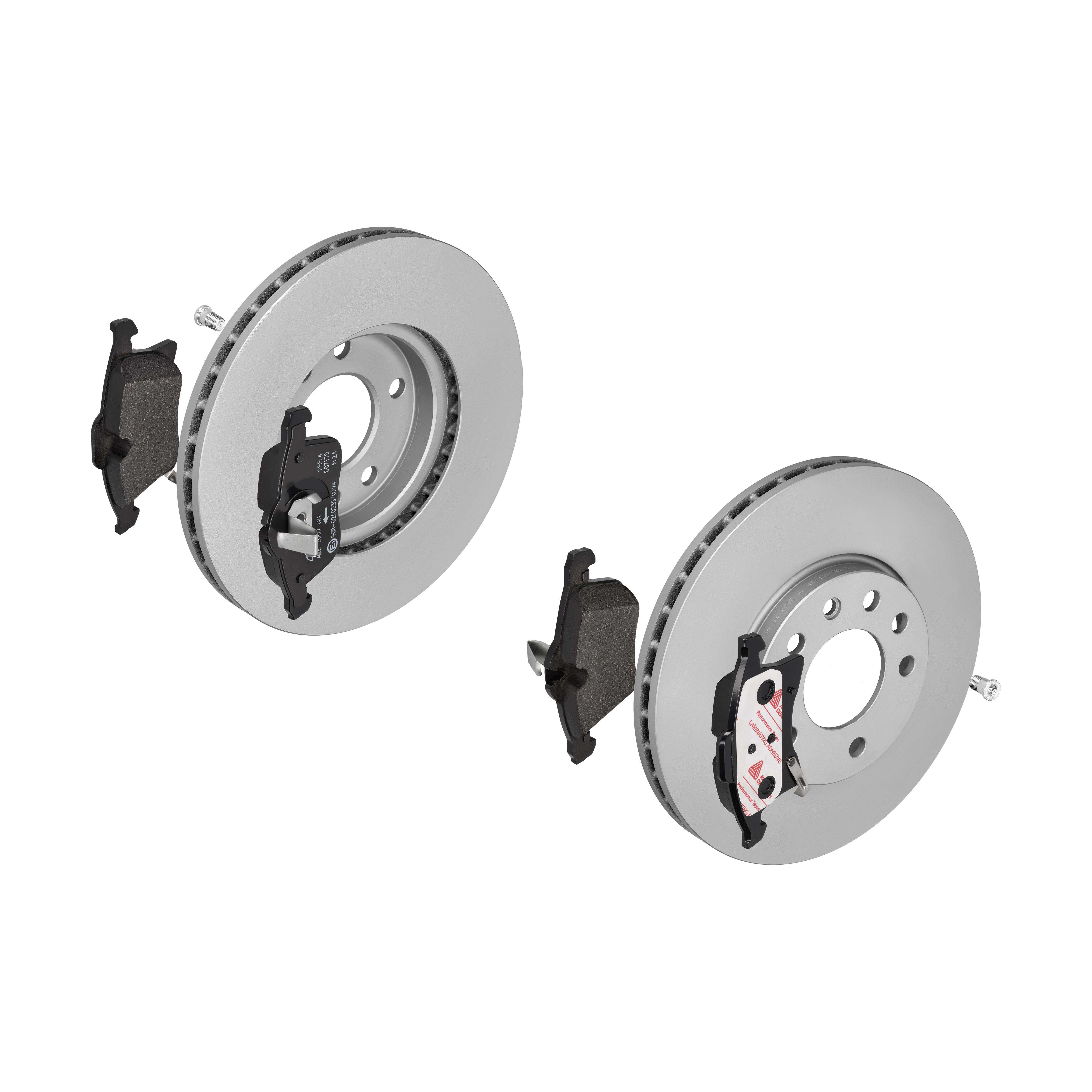 ATE Bremsesæt, skivebremser ijf1418uz9 foraksel ventileret 280mm 24mm for VAUXHALL OPEL