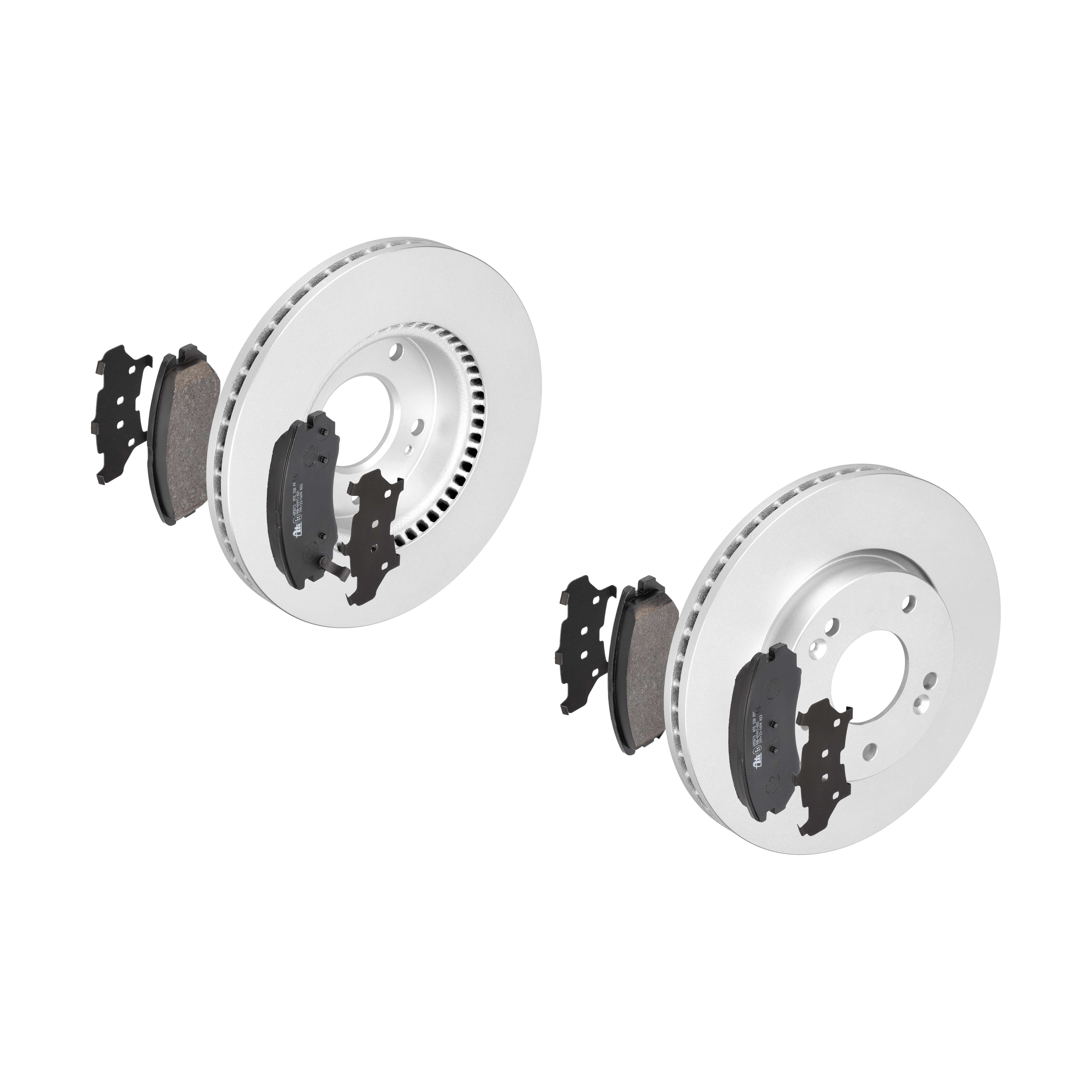 ATE Bremsesæt, skivebremser sg000008d4 foraksel ventileret 280mm 26mm for KIA HYUNDAI