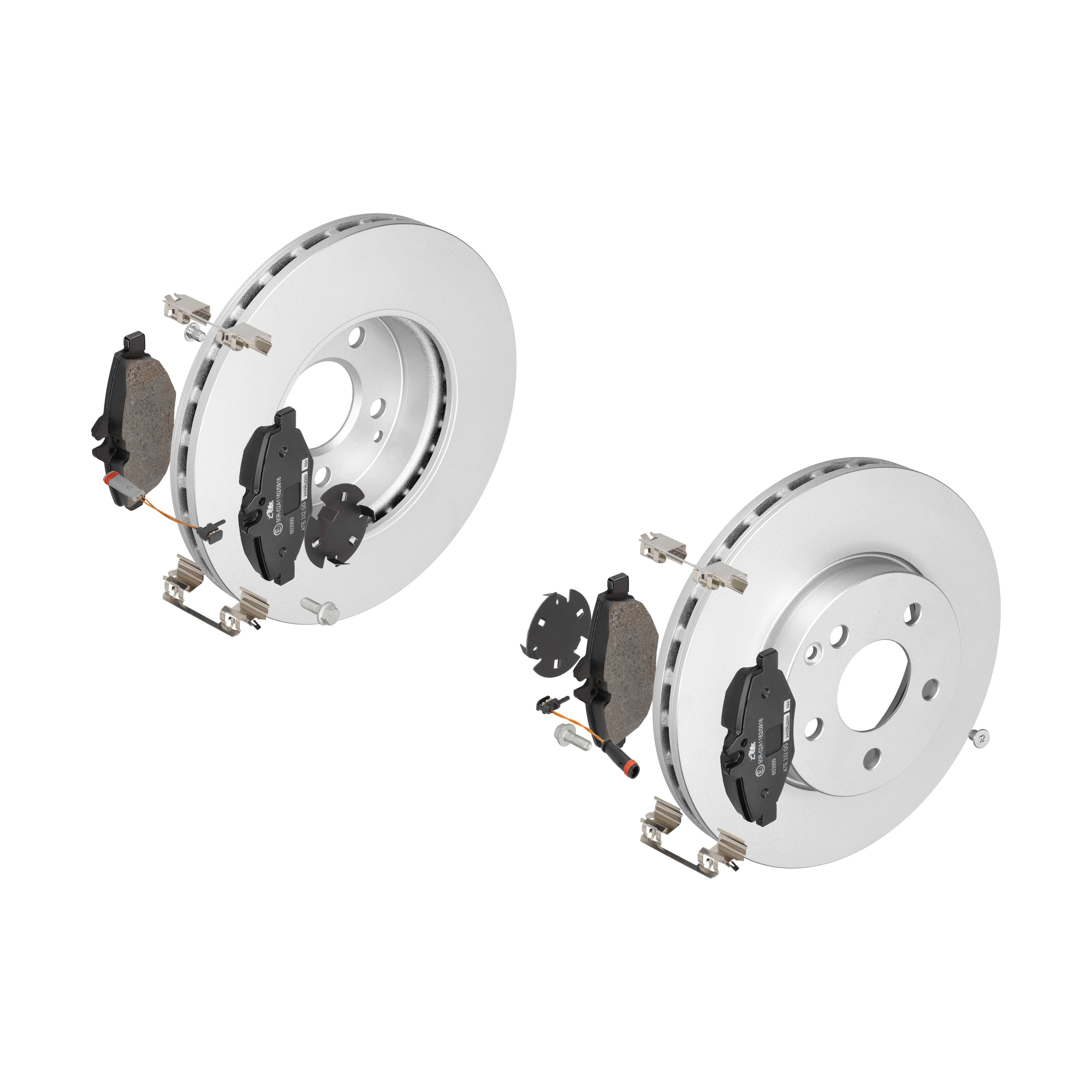 ATE Bremsesæt, skivebremser 142022441 foraksel ventileret 295mm 28mm for MERCEDES-BENZ