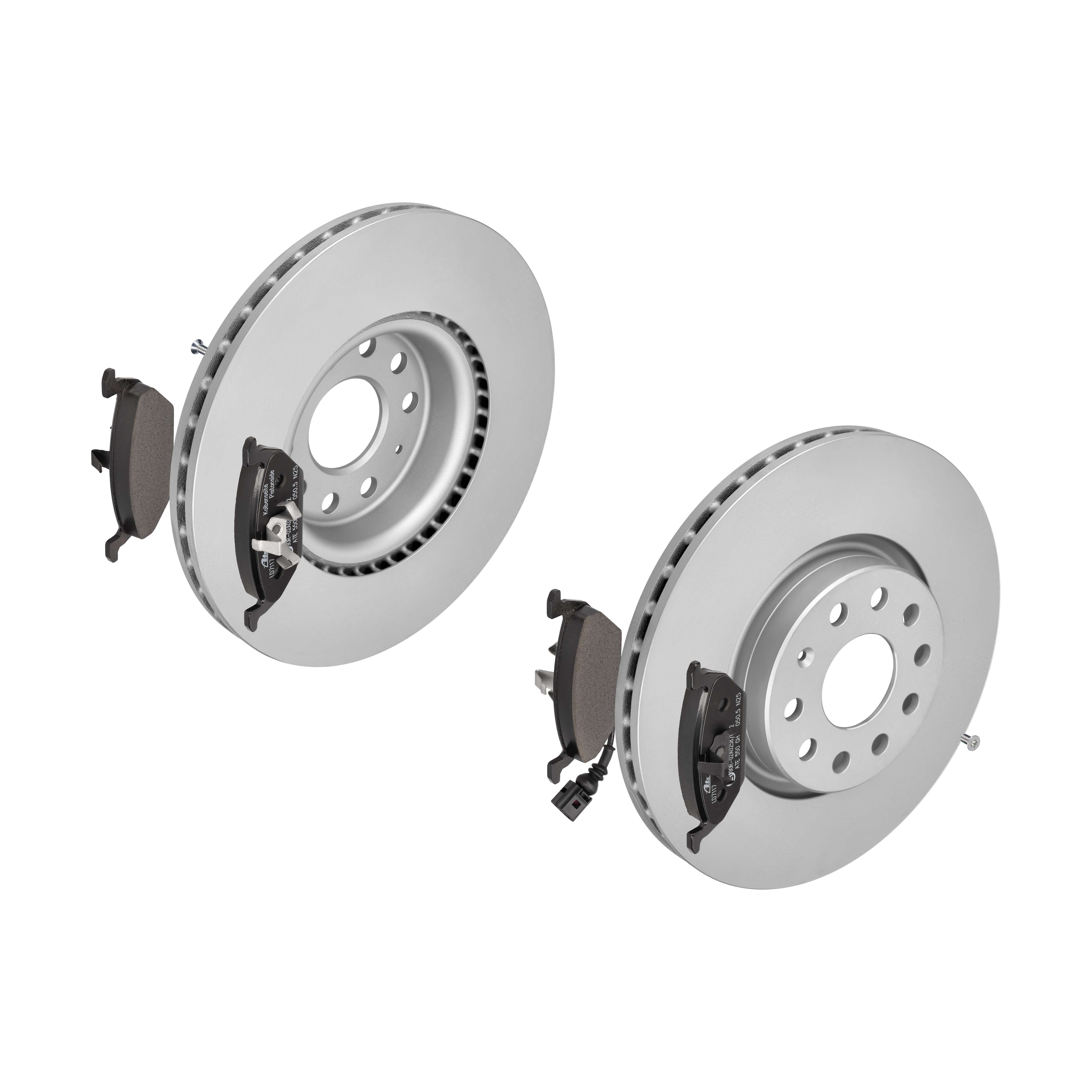 ATE Bremsesæt, skivebremser 142021836 foraksel ventileret 312mm 25mm for SKODA VAG SEAT
