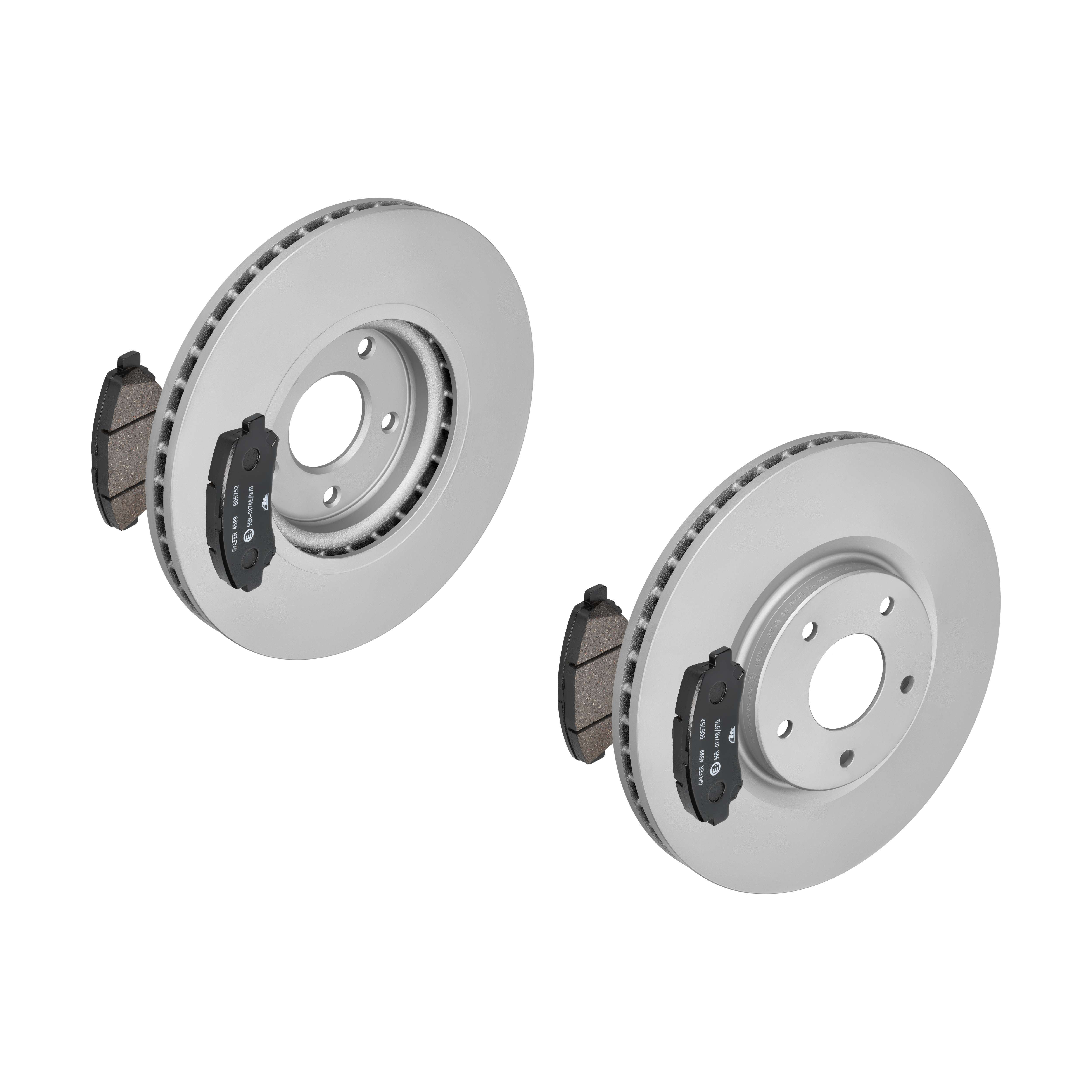 ATE Bremsesæt, skivebremser 142042533 foraksel ventileret 320mm 28mm for NISSAN SUZUKI RENAULT