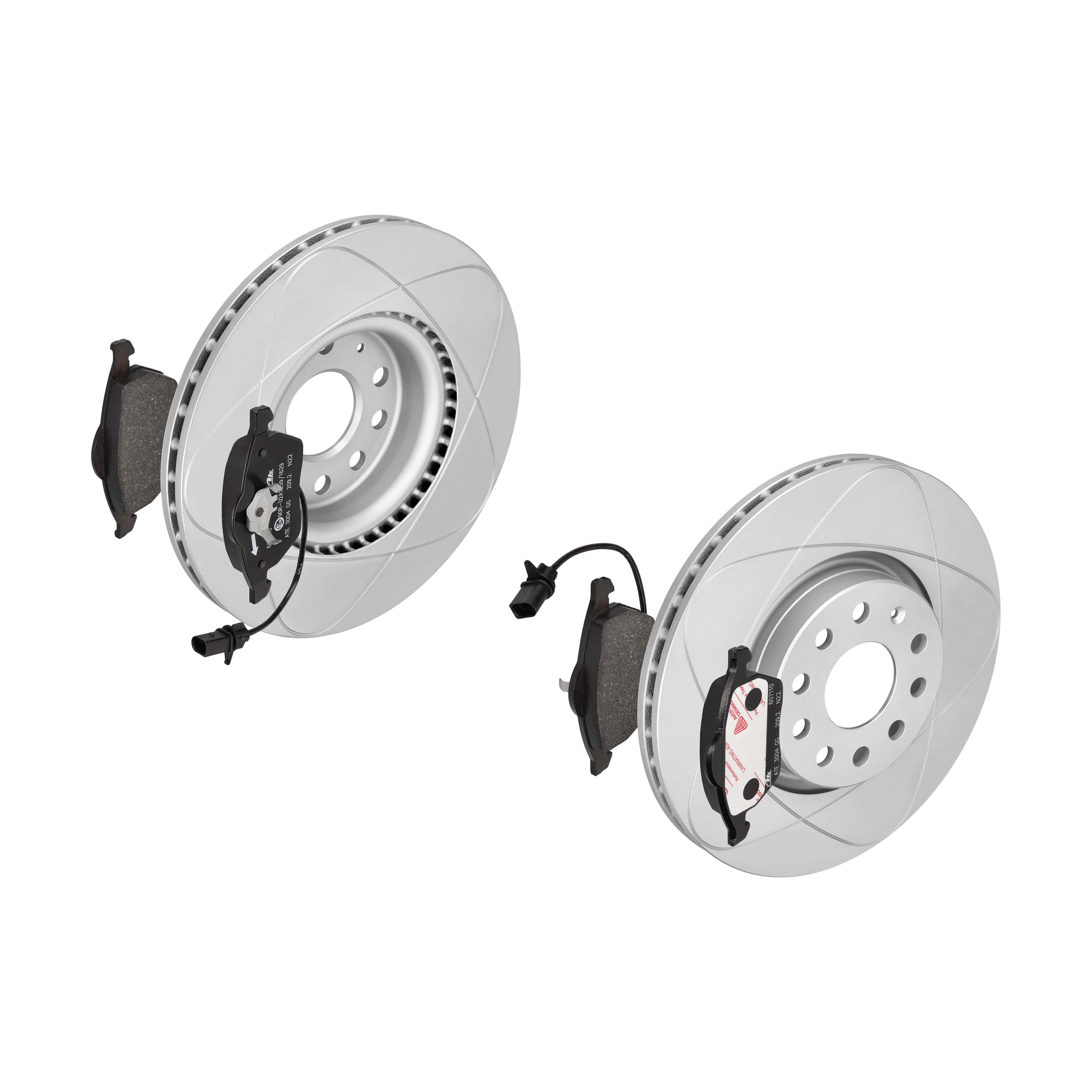 ATE Bremsesæt, skivebremser 142043023 foraksel ventileret 312mm 25mm for VAG SEAT SKODA