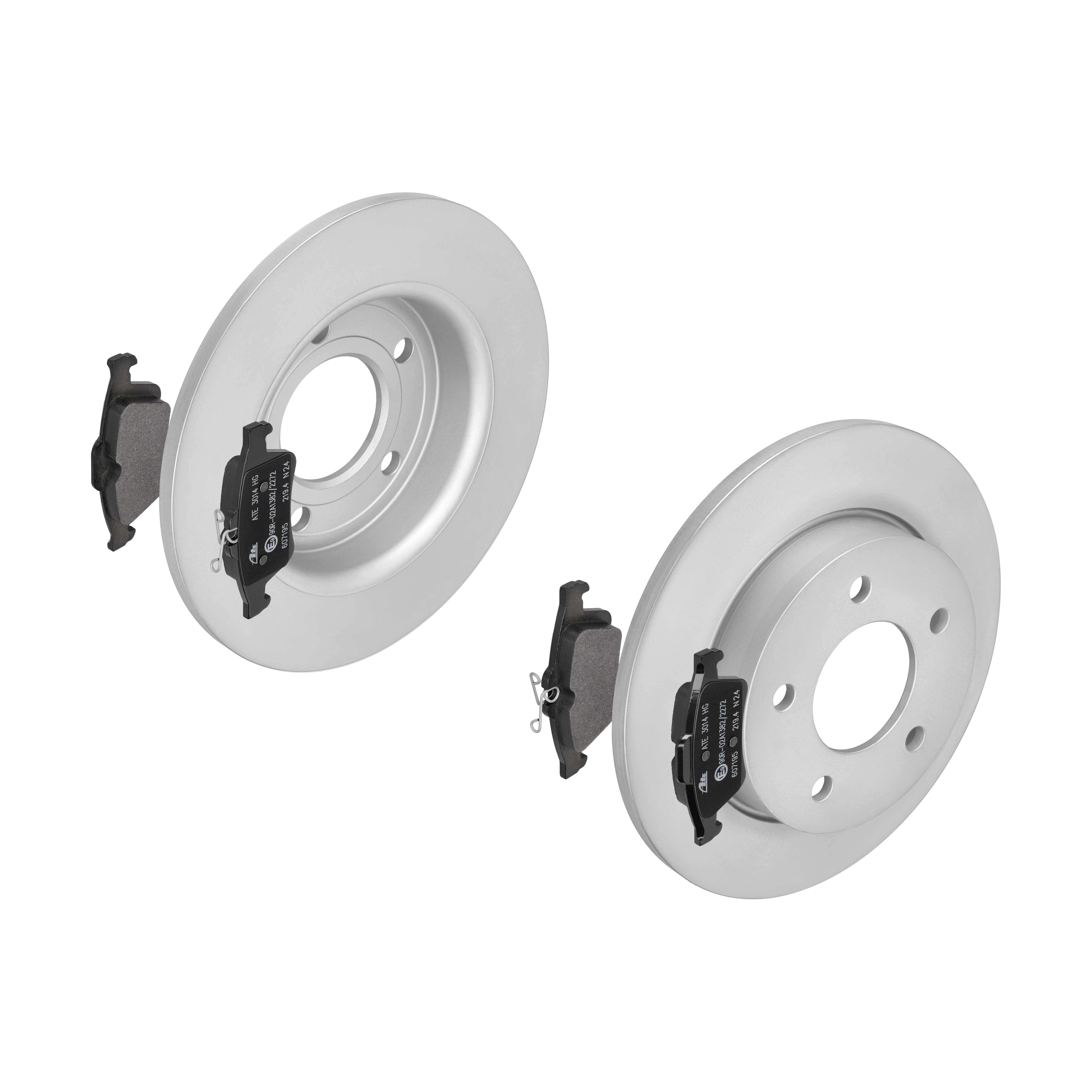 ATE Bremsesæt, skivebremser 142022437 bagaksel fuld 265mm 11mm for FORD VAUXHALL OPEL VOLVO GENERAL MOTORS SAAB MAZDA