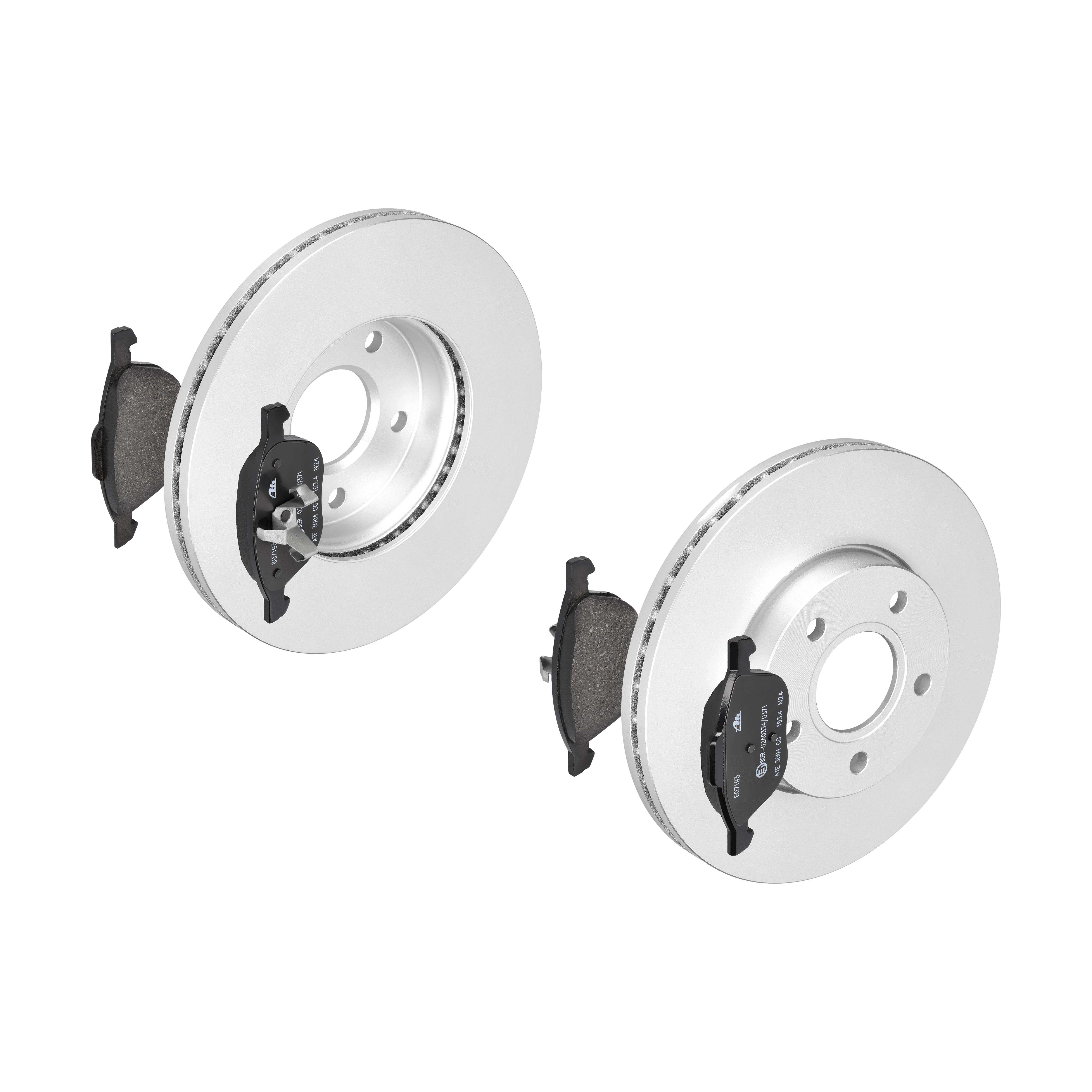 ATE Bremsesæt, skivebremser 142021838 foraksel ventileret 278mm 25mm for VOLVO FORD MAZDA