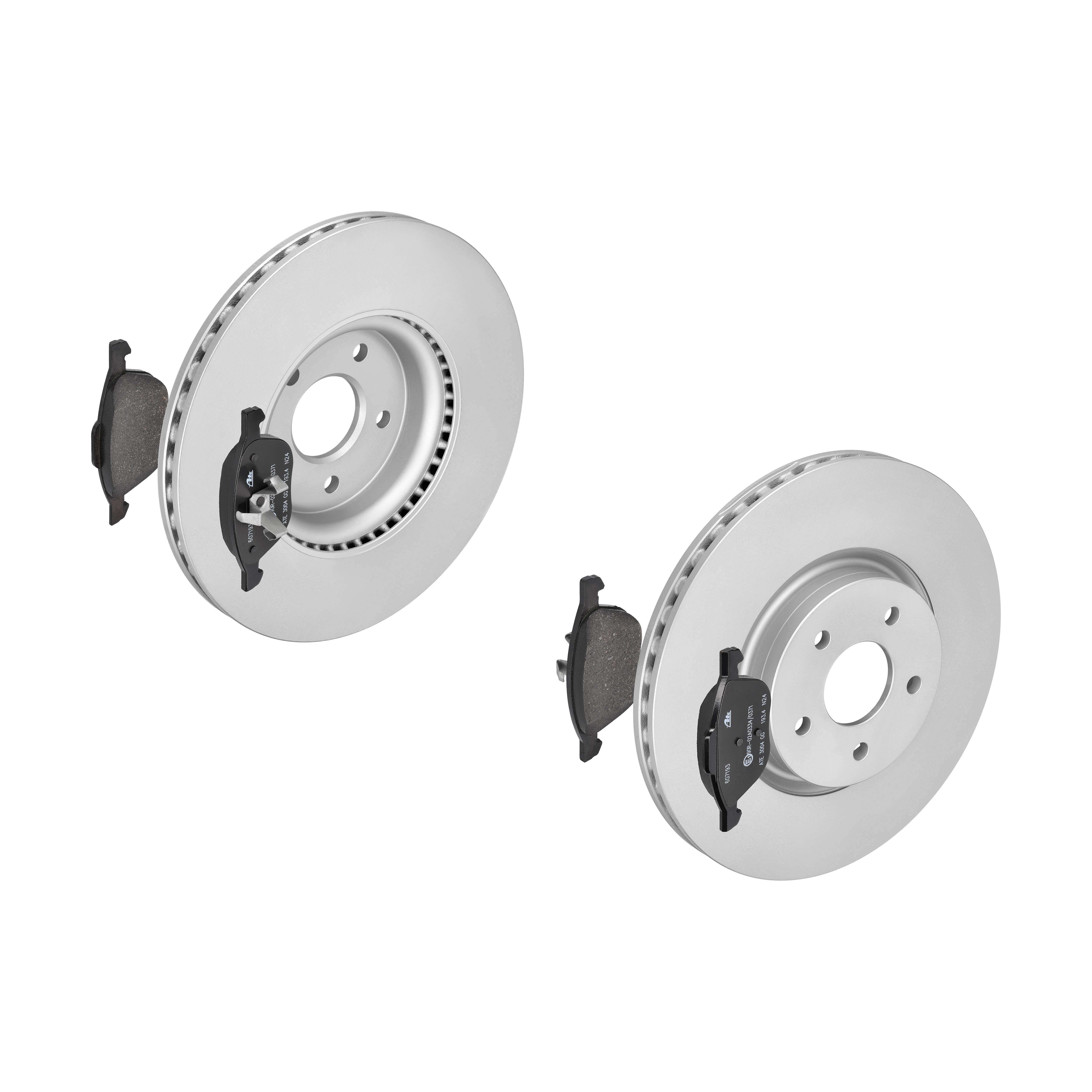 ATE Bremsesæt, skivebremser ijf141cck5 foraksel ventileret 320mm 25mm for FORD VOLVO MAZDA
