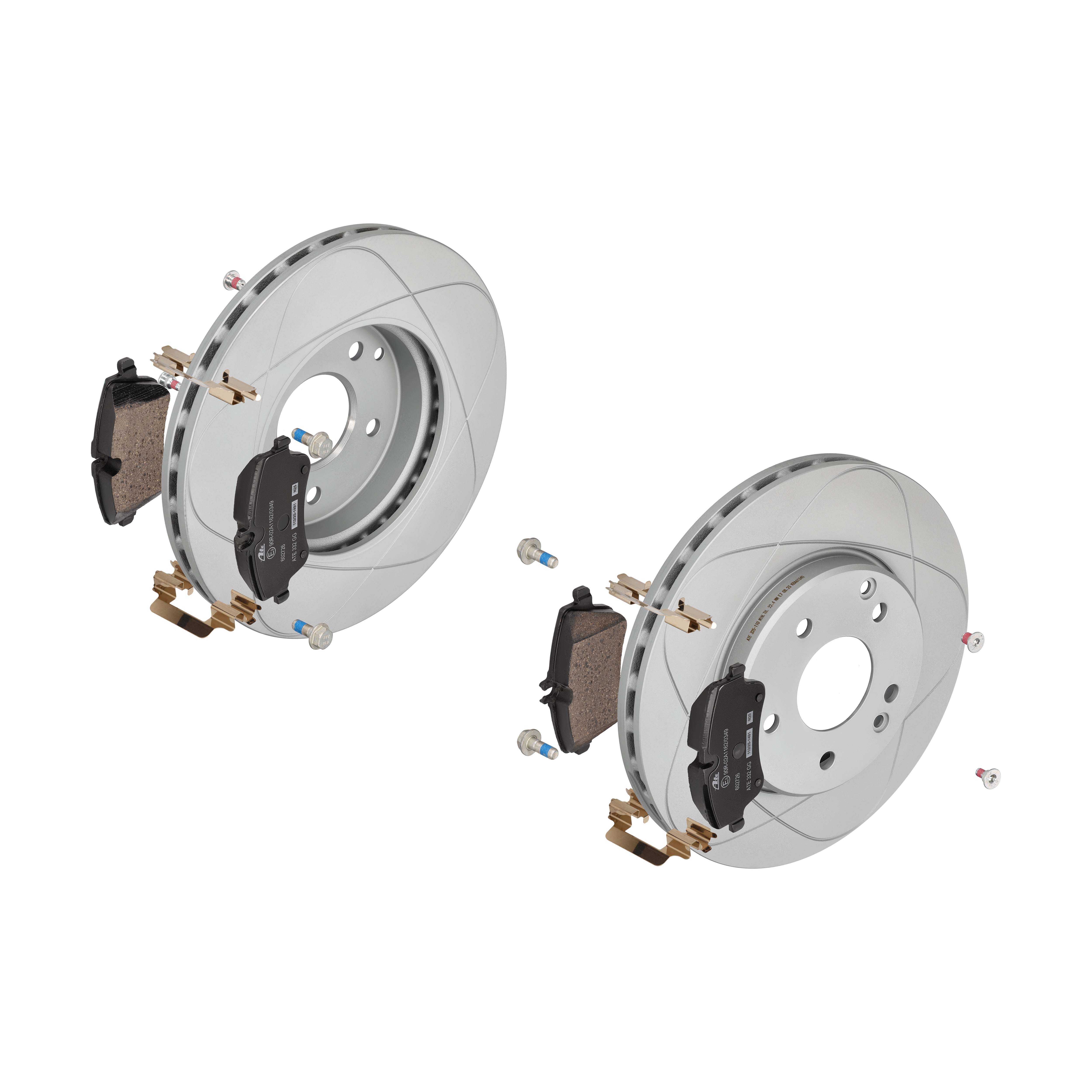 ATE Bremsesæt, skivebremser 142042960 foraksel ventileret 288mm 25mm for MERCEDES-BENZ