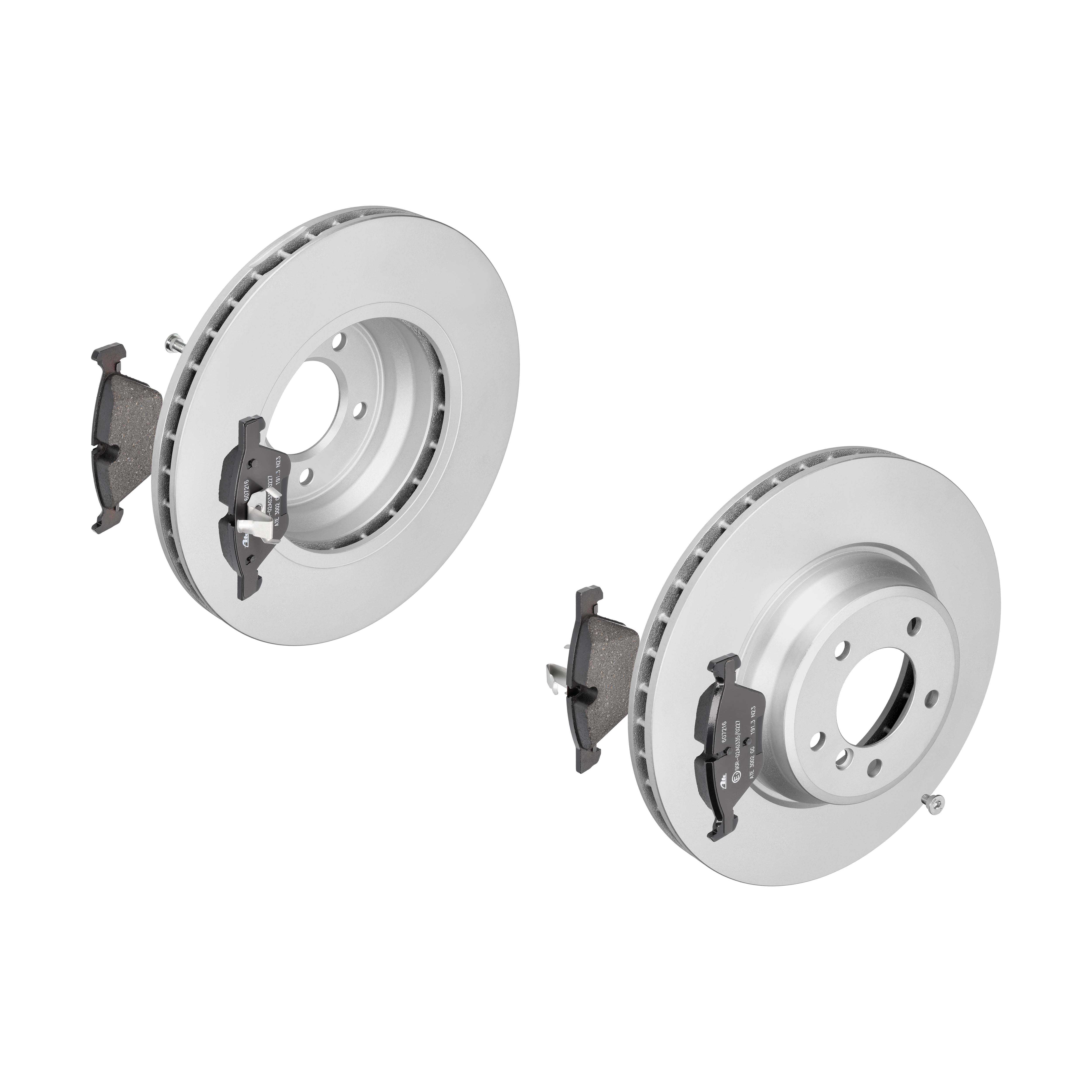 ATE Bremsesæt, skivebremser 142022974 foraksel ventileret 348mm 30mm for BMW