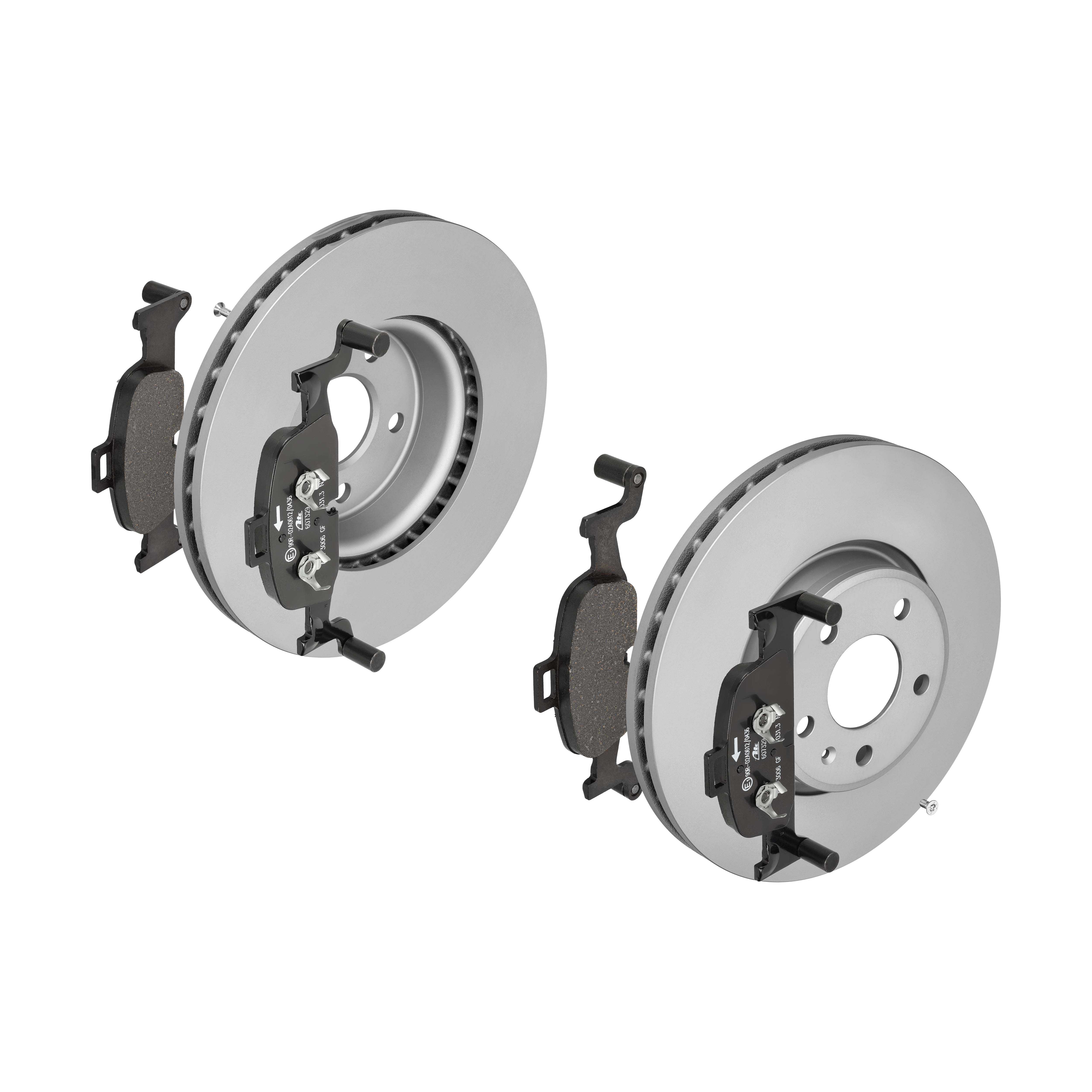ATE Bremsesæt, skivebremser sg00000ch3 foraksel ventileret 318mm 30mm for VAG